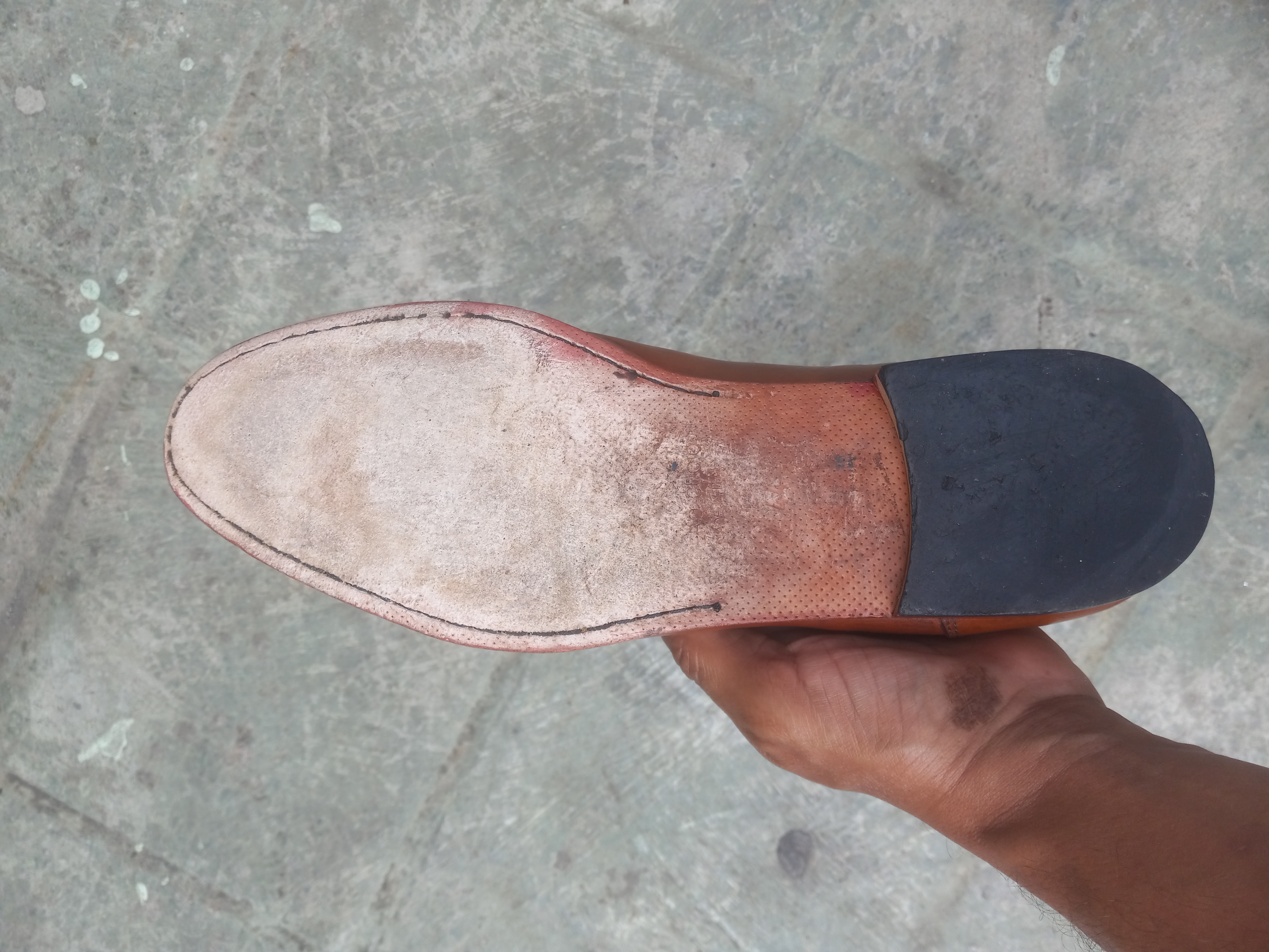 zapatos para hombre - Thompson , fino cuero Italiano , size 10 1