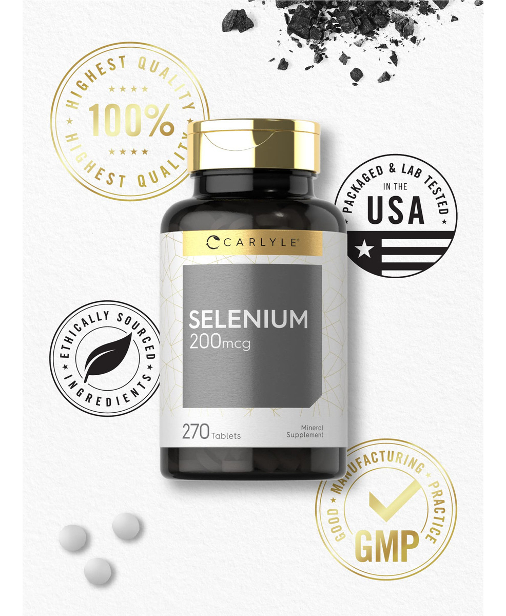 Salud y Equipamiento Médico - Selenio 200 Mcg 270 Cap Carlyle 4