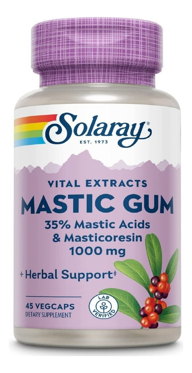Salud y Equipamiento Médico - Solaray Mastic Gum Extract 500 Mg - 45 Capsulas 0