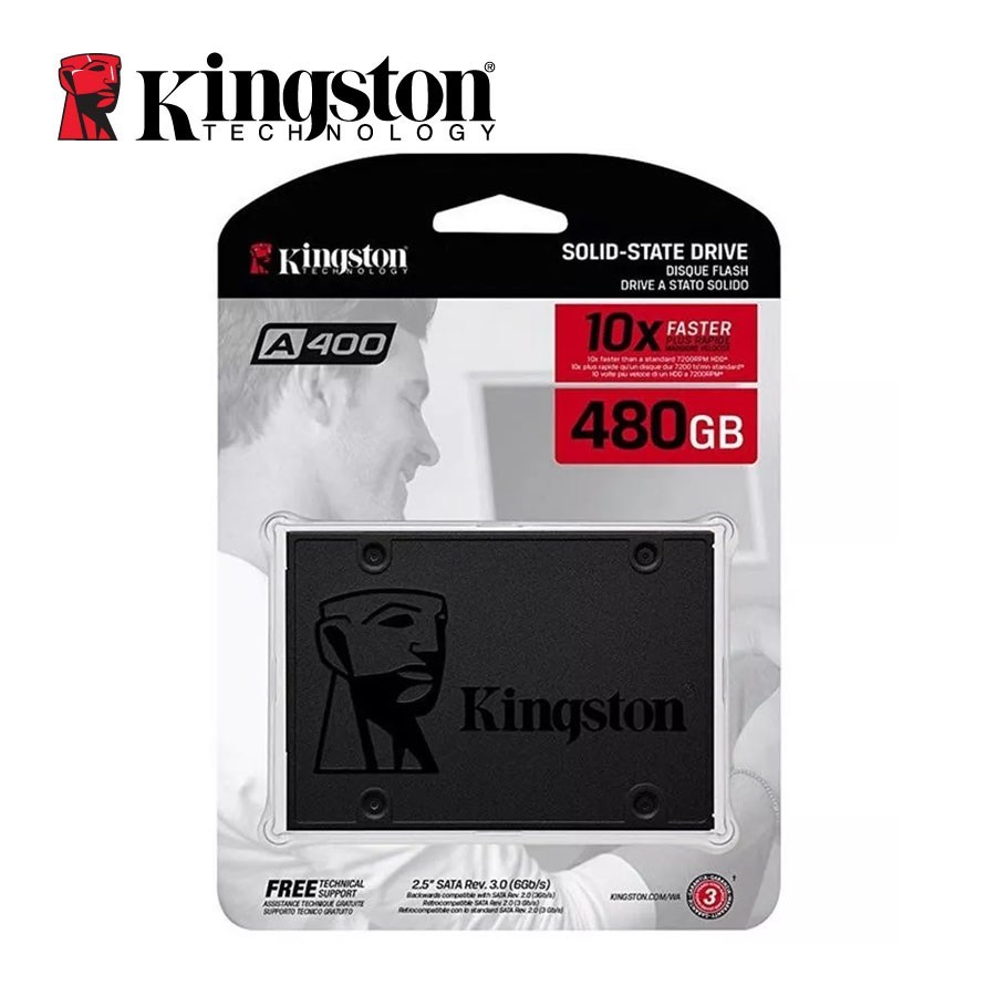 computadoras y laptops - DISCO SSD 480GB DE ESTADO SOLIDO KINGSTON SSD 480GB, 2.5", SATA3 0