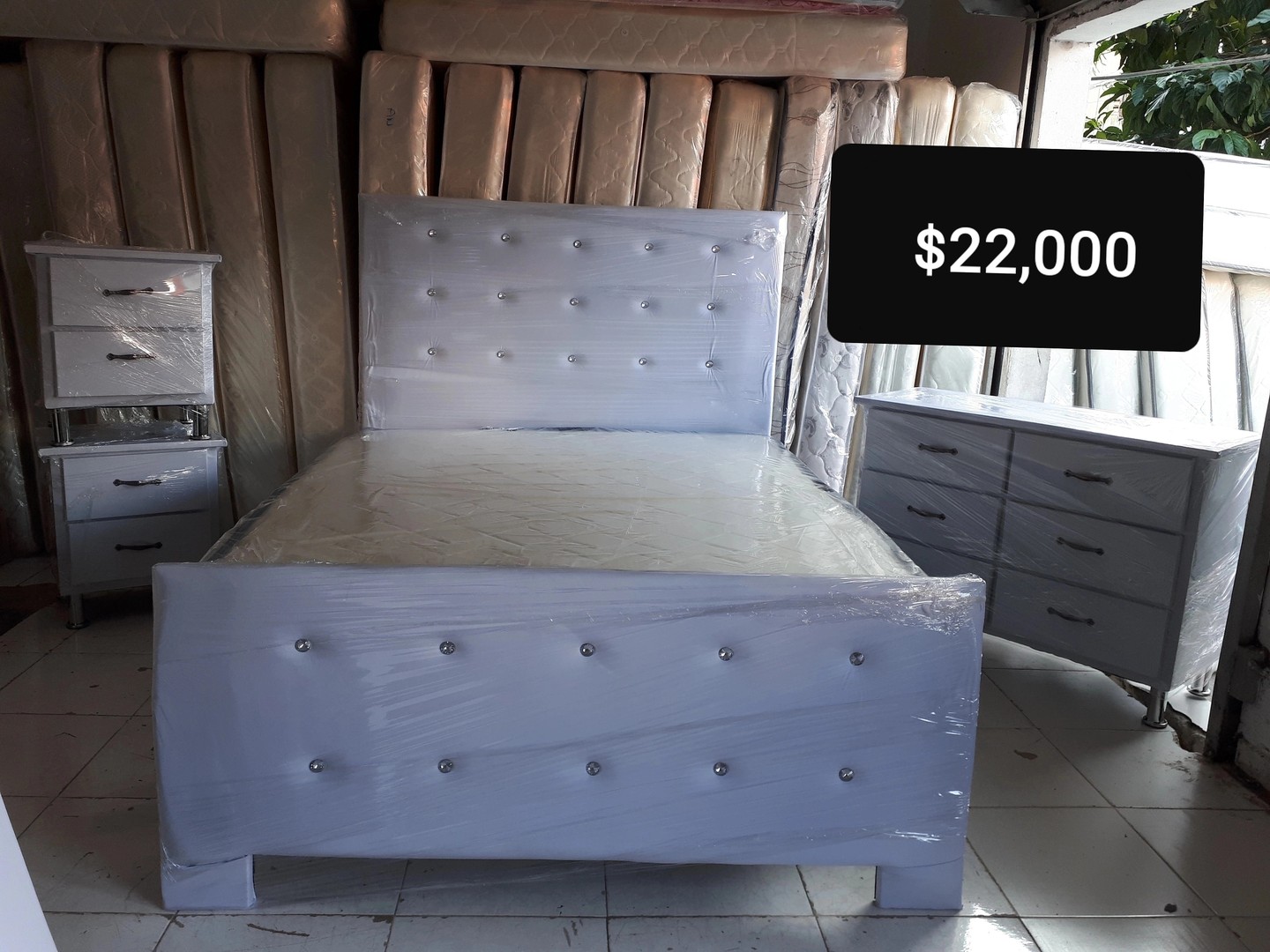 muebles y colchones - Juego de Habitación con Colchon Incluido 0