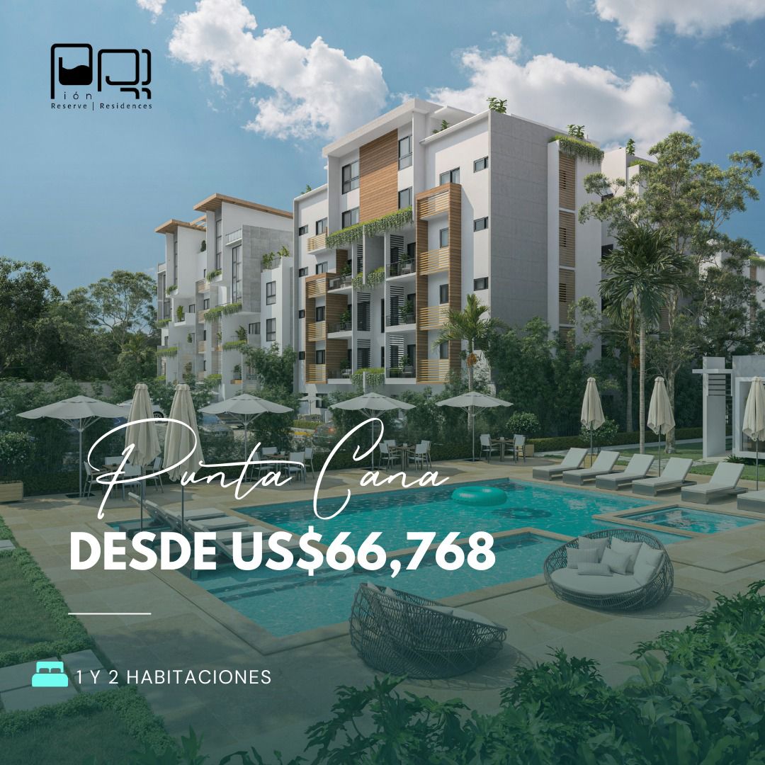 apartamentos - Venta de apartamentos en Bavaro punta cana complejo turístico con piscina 0