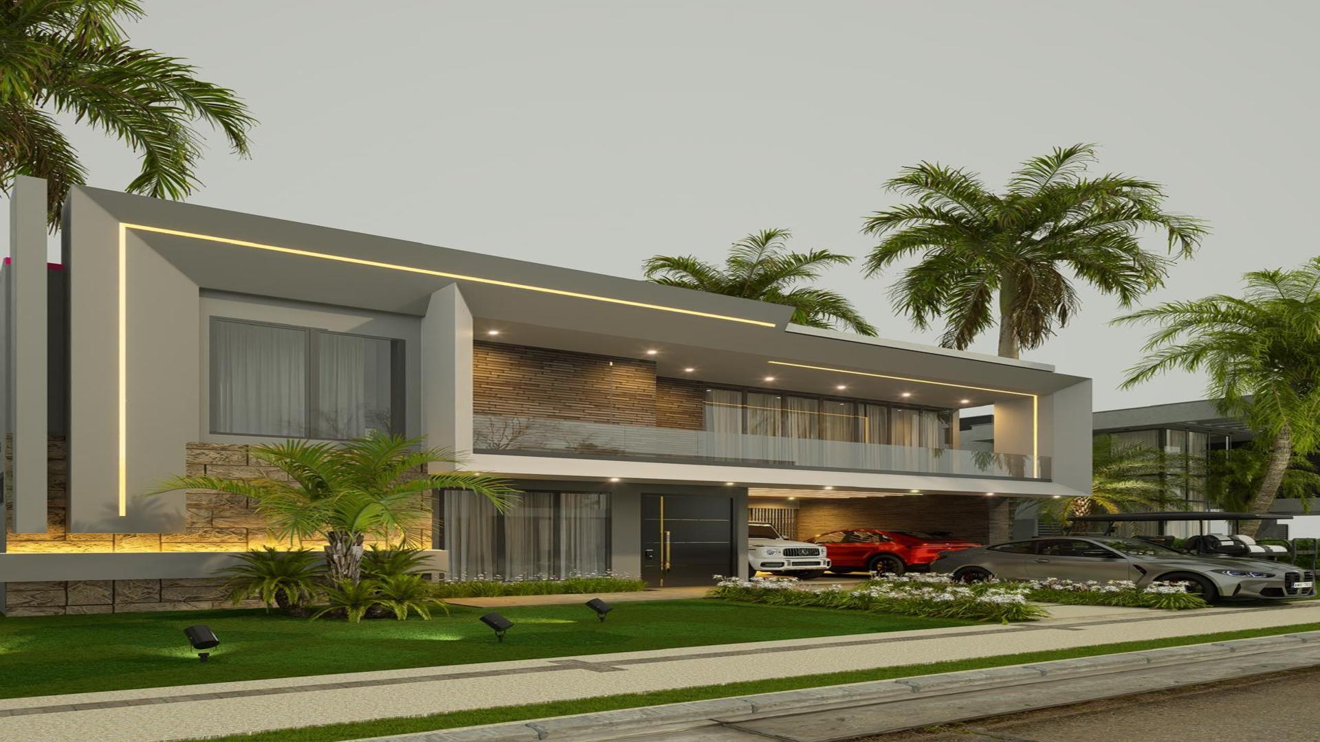 casas vacacionales y villas - Villa en venta en Punta Cana Village | Villa Nácar con piscina y jacuzzi 0