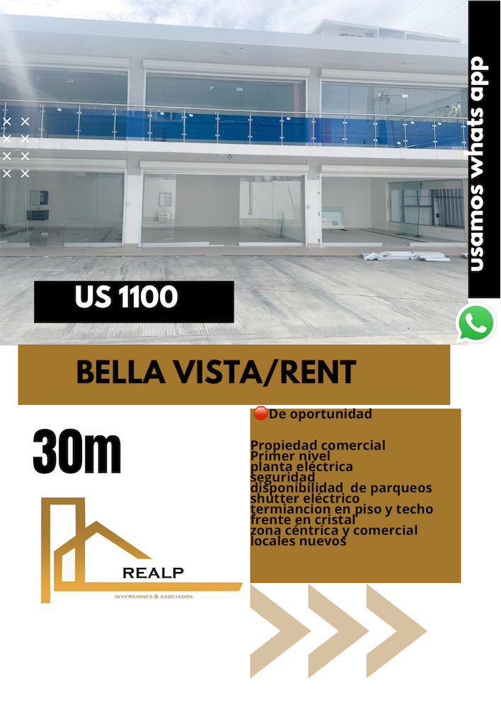 oficinas y locales comerciales - Local en bella vista nuevos  0