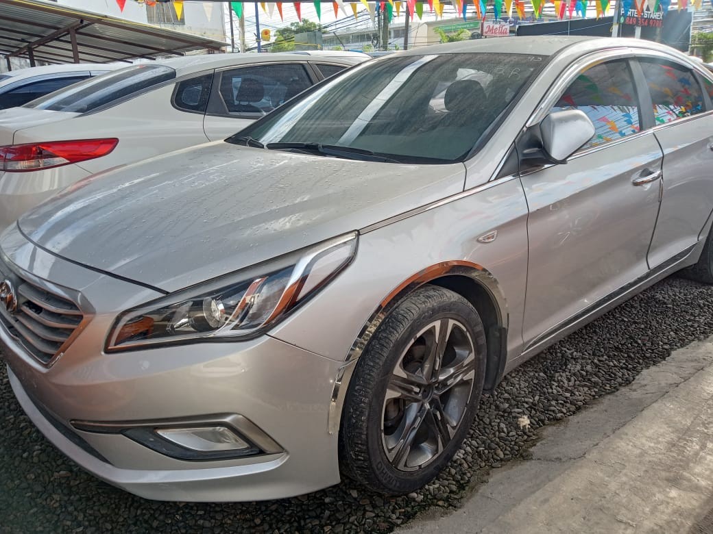 carros - HYUNDAI SONATA LF 2015 GRIS 2