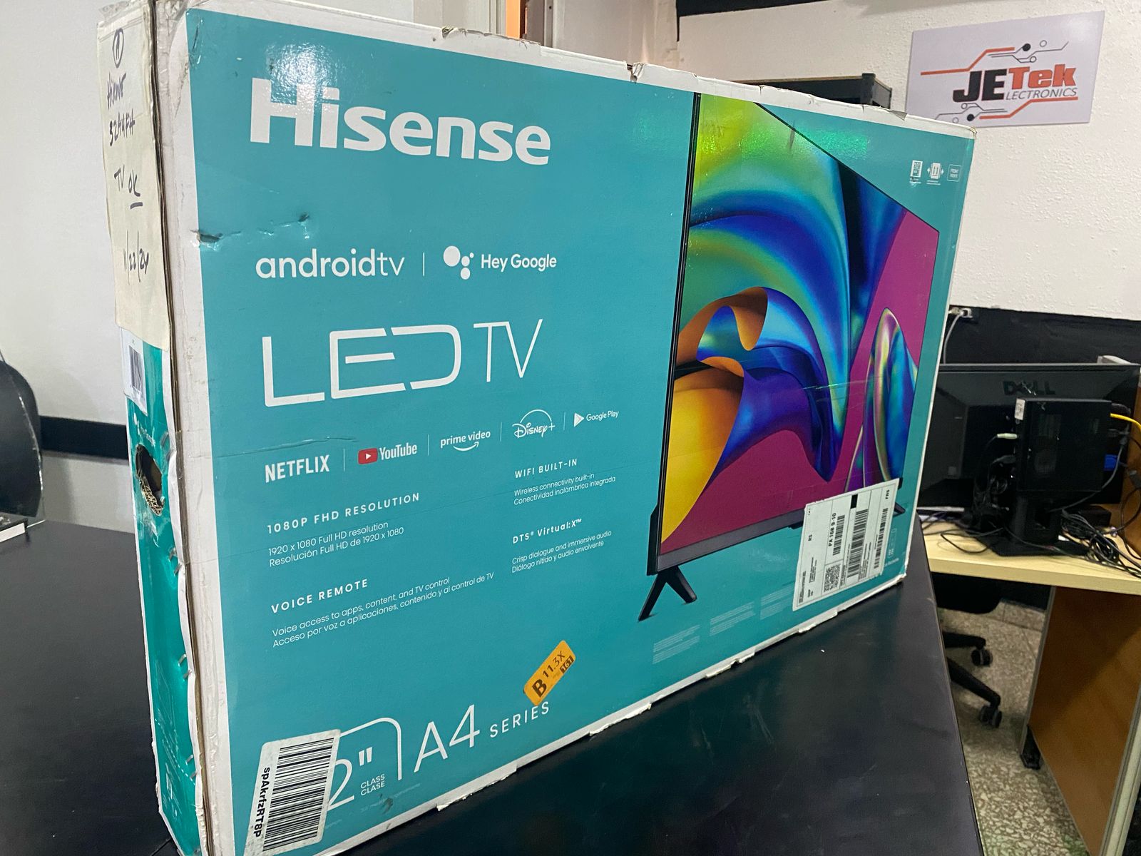 tv - HISENSE 32 PULGADAS SISTEMA GOOGLE DISPONIBLE 0