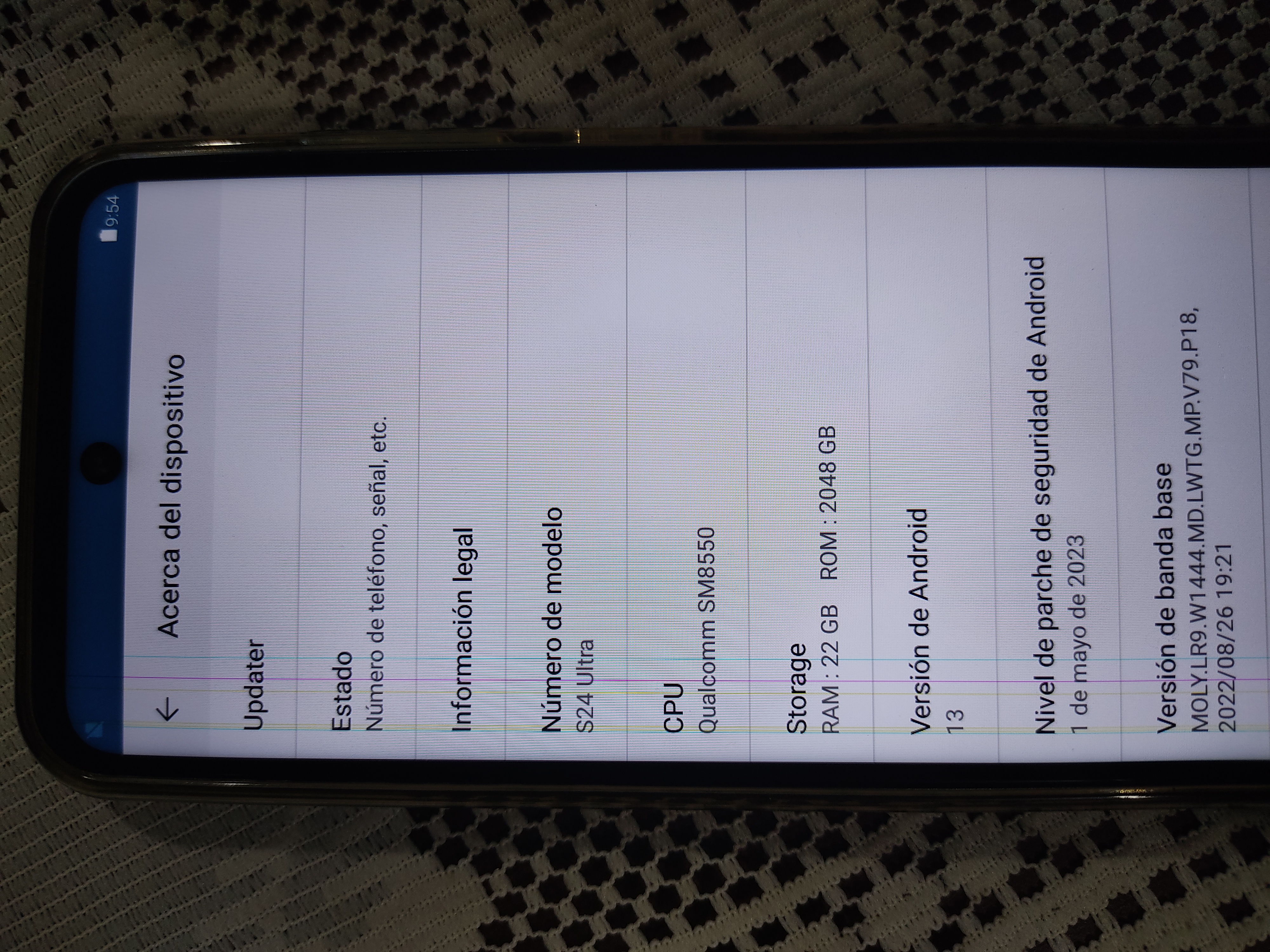 celulares y tabletas - A LA VENTA ESTE EXCELENTE TELÉFONO ANDROID S24 ULTRA 5G GLOBAL. 6