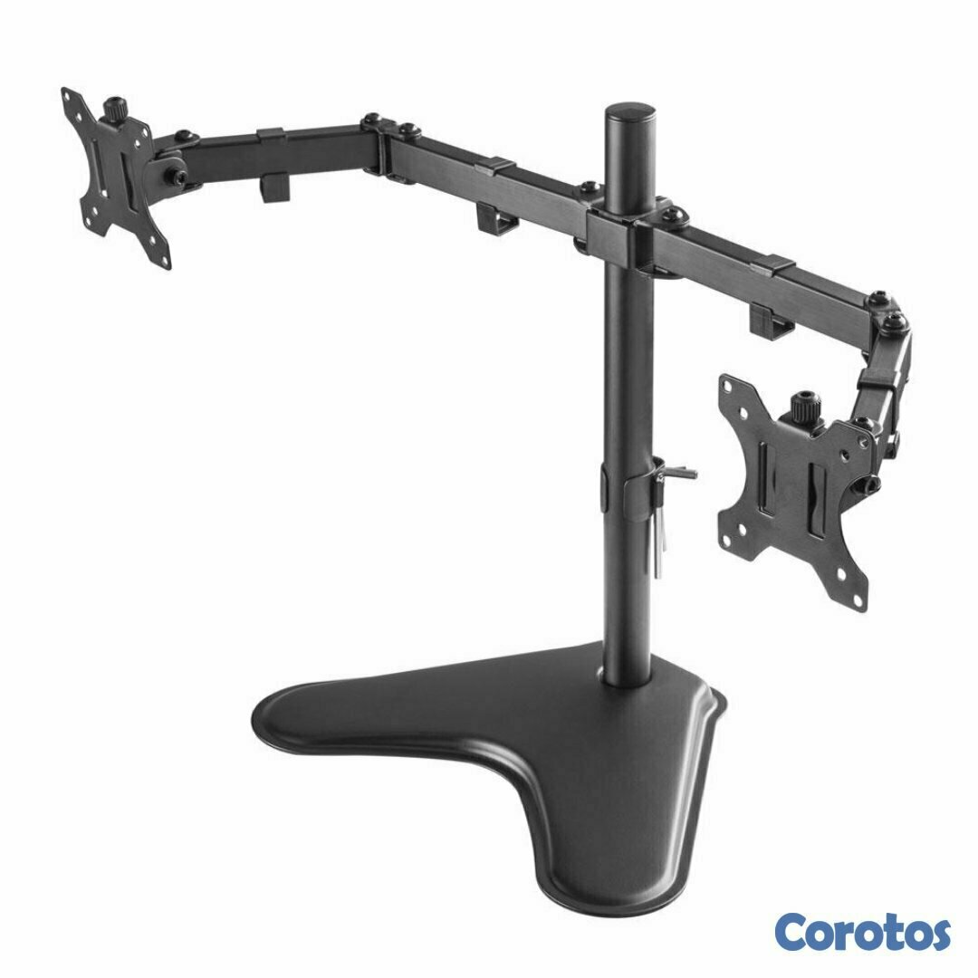 computadoras y laptops - SOPORTE PARA MONITOR DUAL, ARGOM, PARA MONITORES HASTA 32 PULGADAS  2