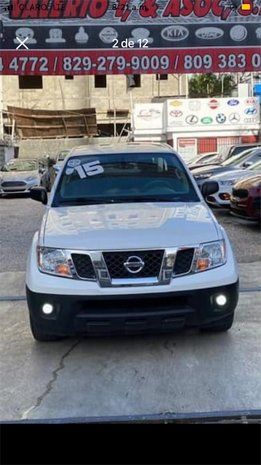 jeepetas y camionetas - Camioneta Nissan frontier 2015 2