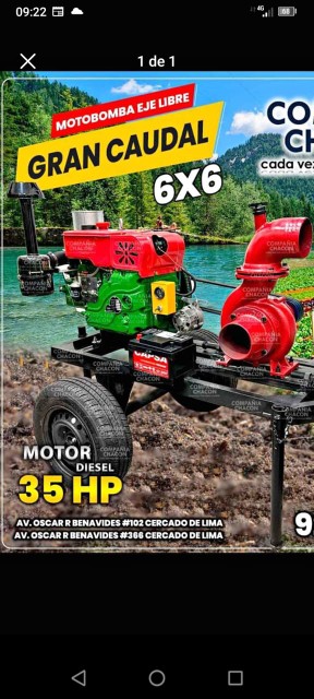 equipos profesionales - MOTOBOMBAS DE REGUIO, DE GASOIL y Gasolina ACOPLADAS Y DE CORREAS DE 3, 4, 6 Y 8 3