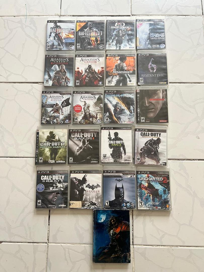 consolas y videojuegos - vendo video juegos PS3 (paquete de 21juegos)