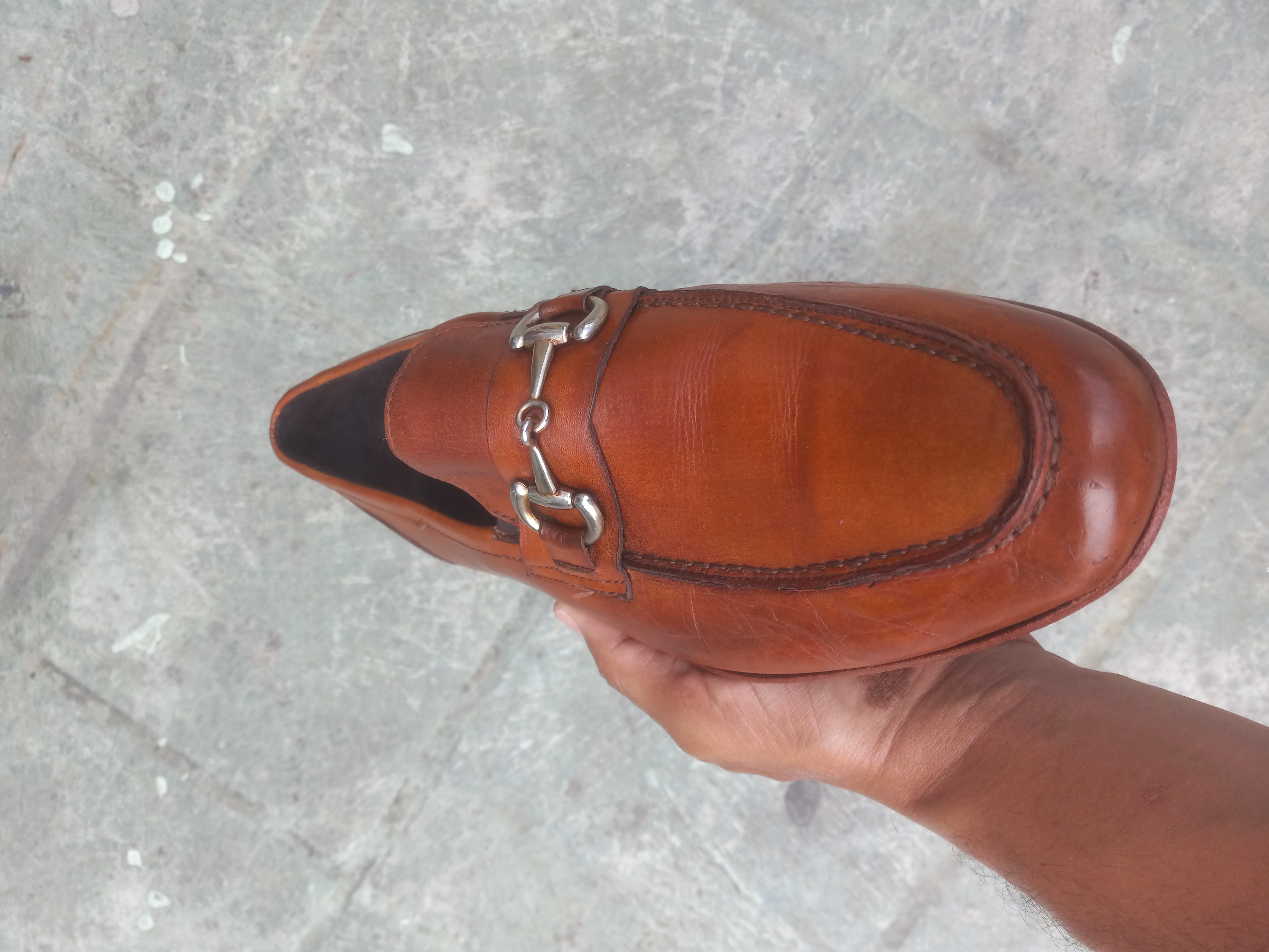 zapatos para hombre - Thompson , fino cuero Italiano , size 10 2