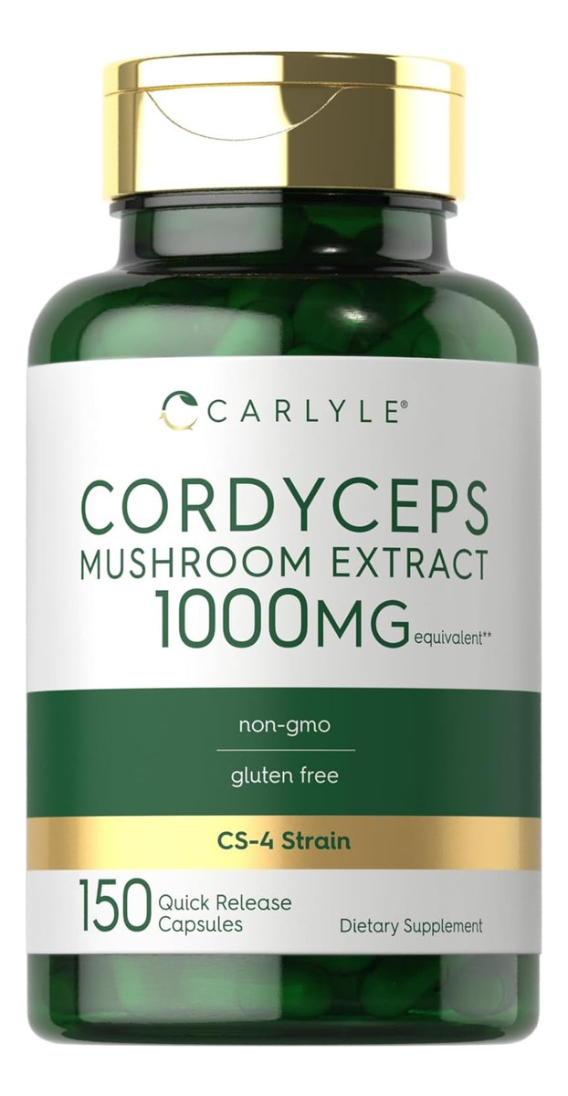 Salud y Equipamiento Médico - Cordyceps Capsulas De Hongos 1000mg Carlyle 0