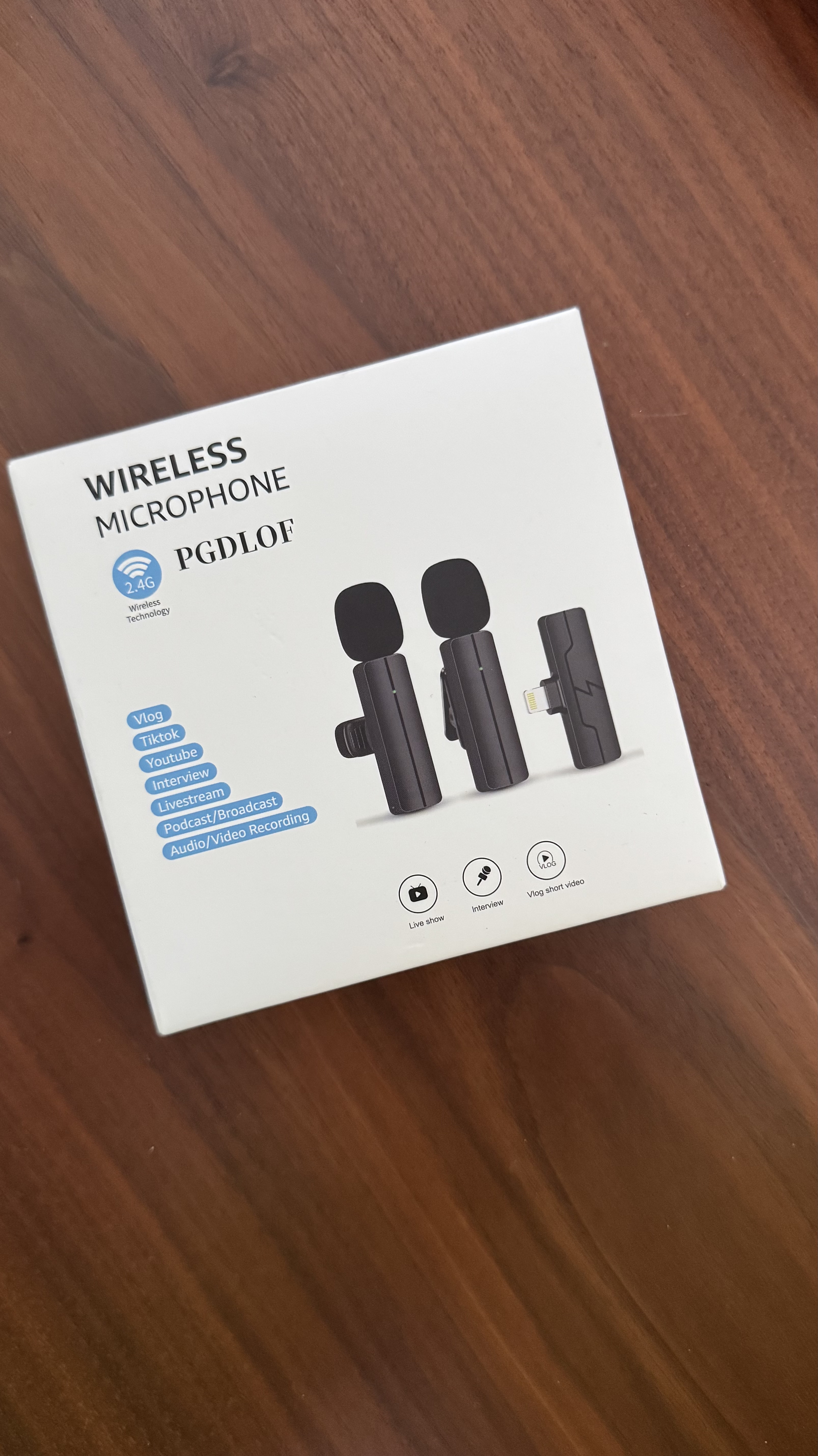 celulares y tabletas - Microfono inalambrixo PGDLOF 2.4G NUEVO en du Caja 2