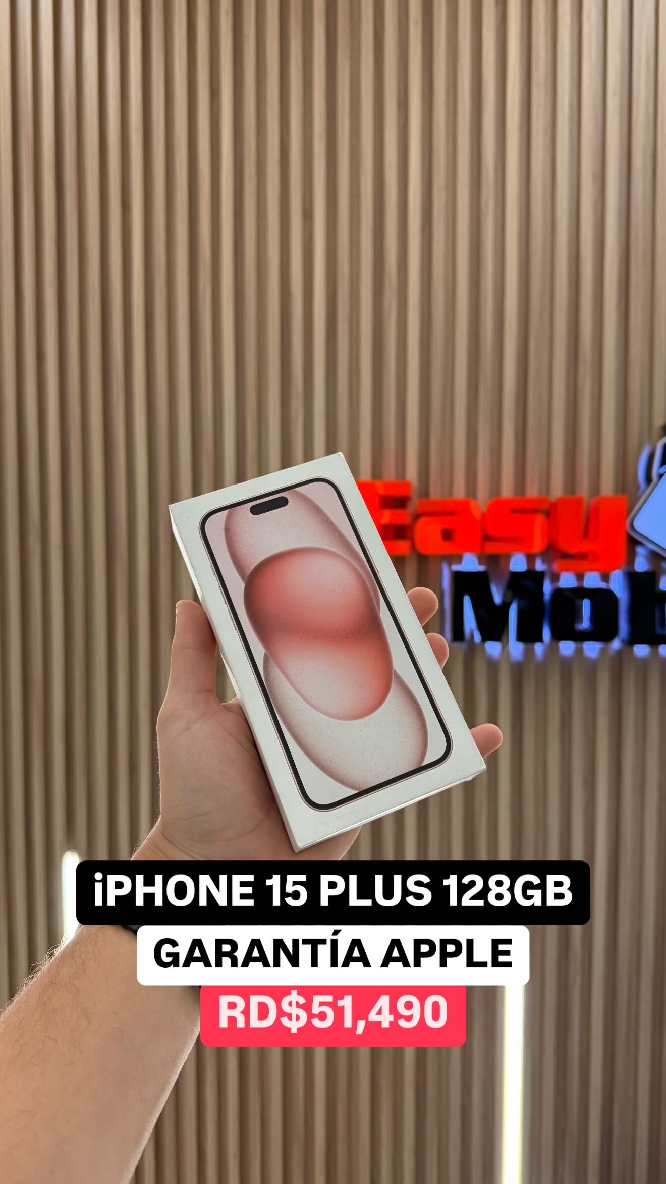 celulares y tabletas - iPHONE 15 PLUS 128GB PINK SELLADO  0