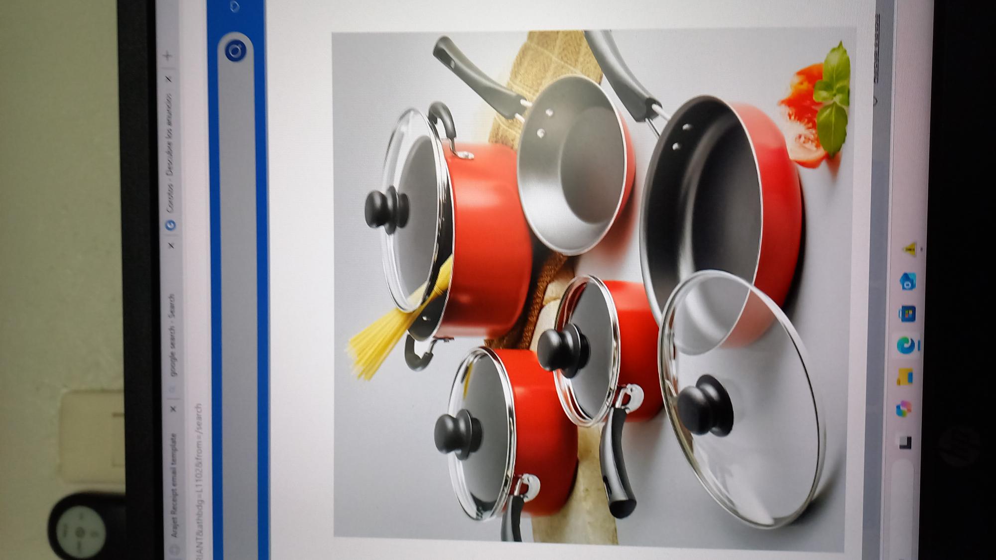 cocina - SET DE OLLAS ROJAS TRAMONTINA  2