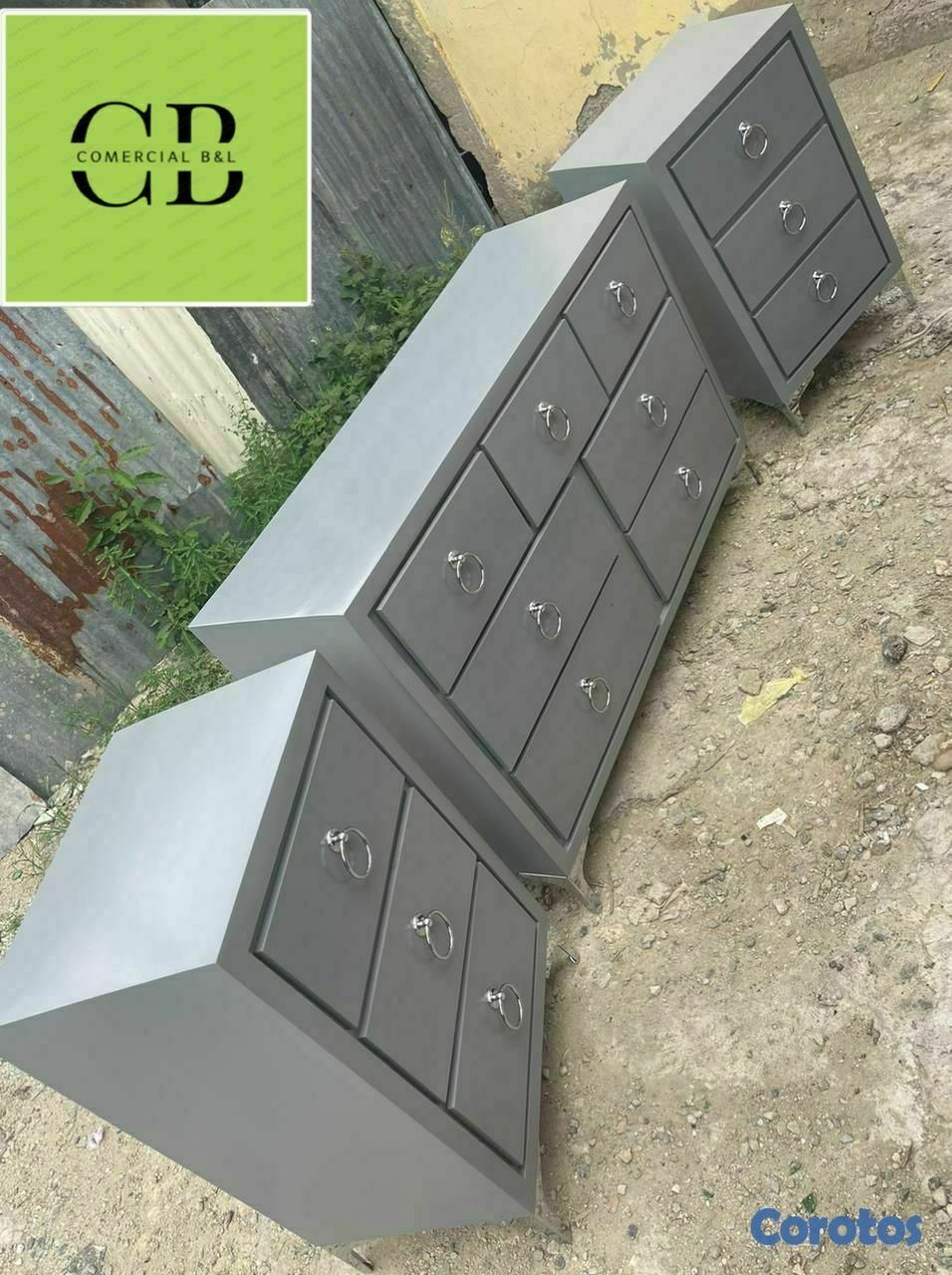 muebles y colchones - Juego de gavetero completo  2