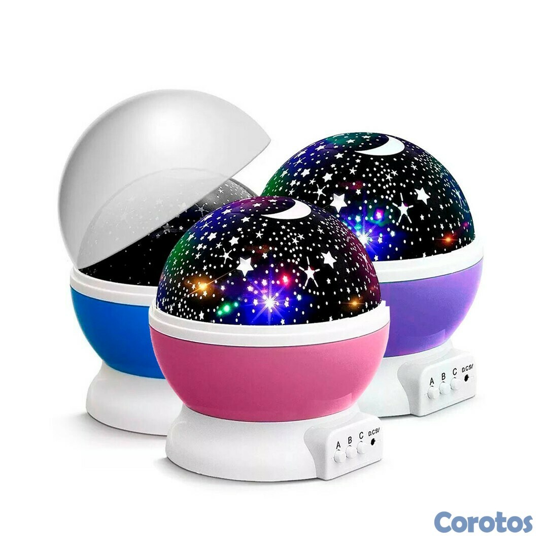 decoración y accesorios - Lámpara de proyección para niños espanta cuco cielo de estrellas