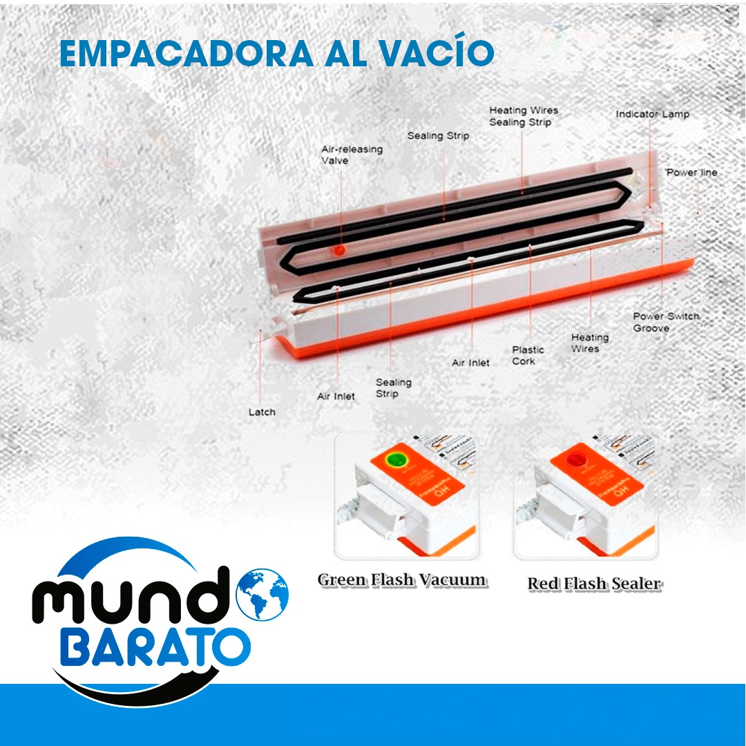 otros electronicos - Maquina Selladora Al Vacío Empacadora de vacio Para Alimentos 0