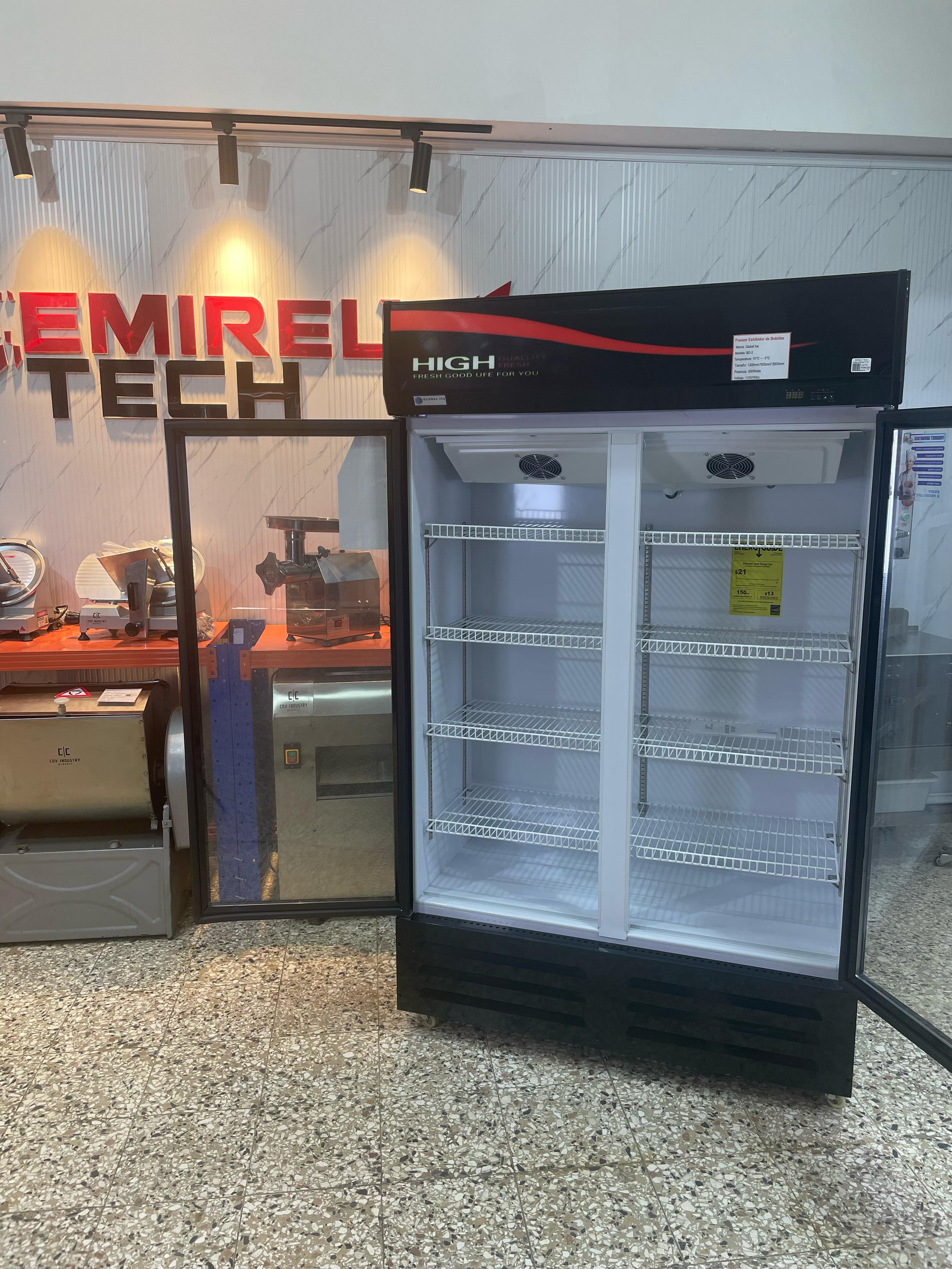 equipos profesionales - Freezer frizer refrigerador exhibidor de 2 puertas 4
