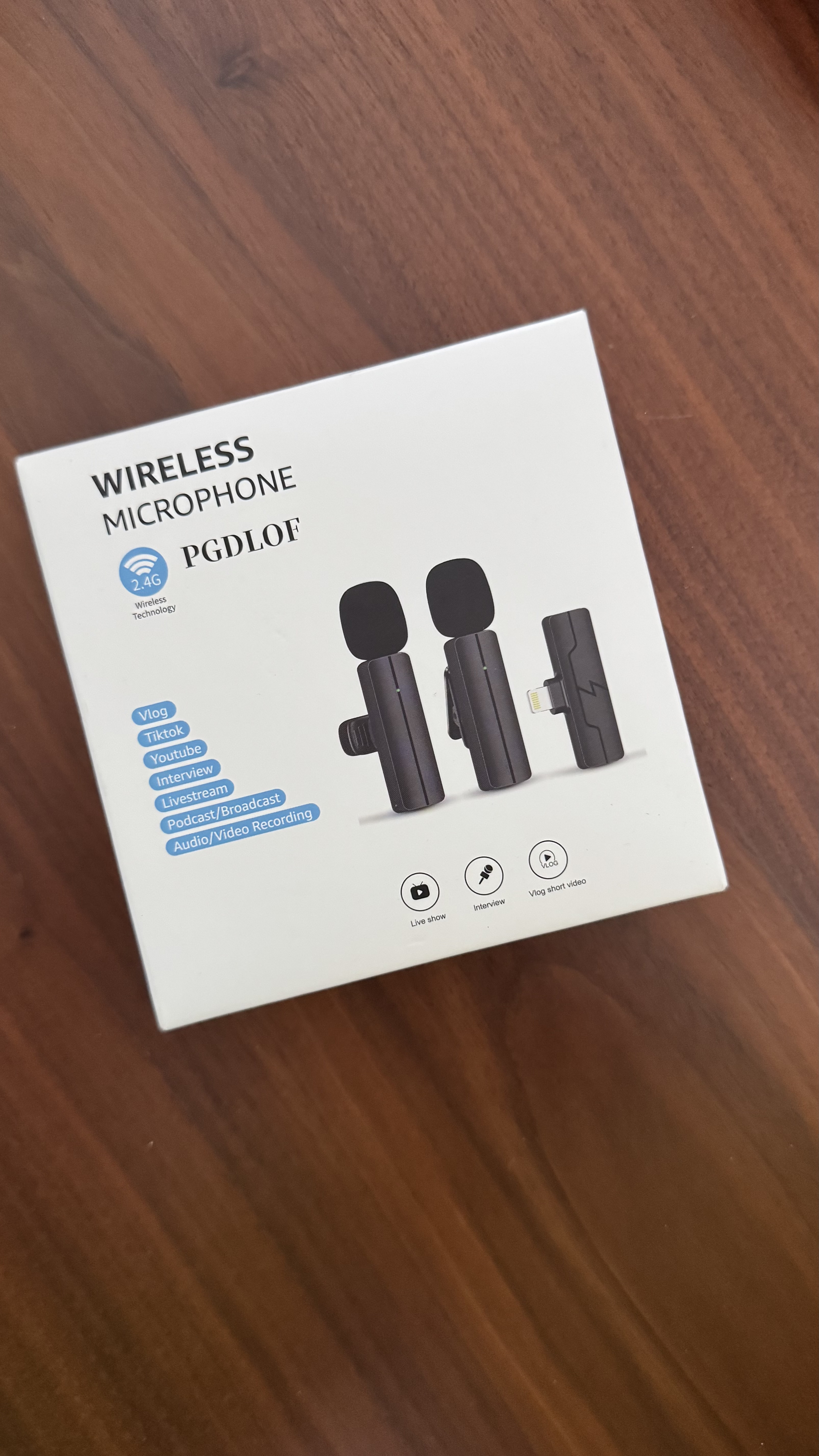 celulares y tabletas - Microfono inalambrixo PGDLOF 2.4G NUEVO en du Caja 3