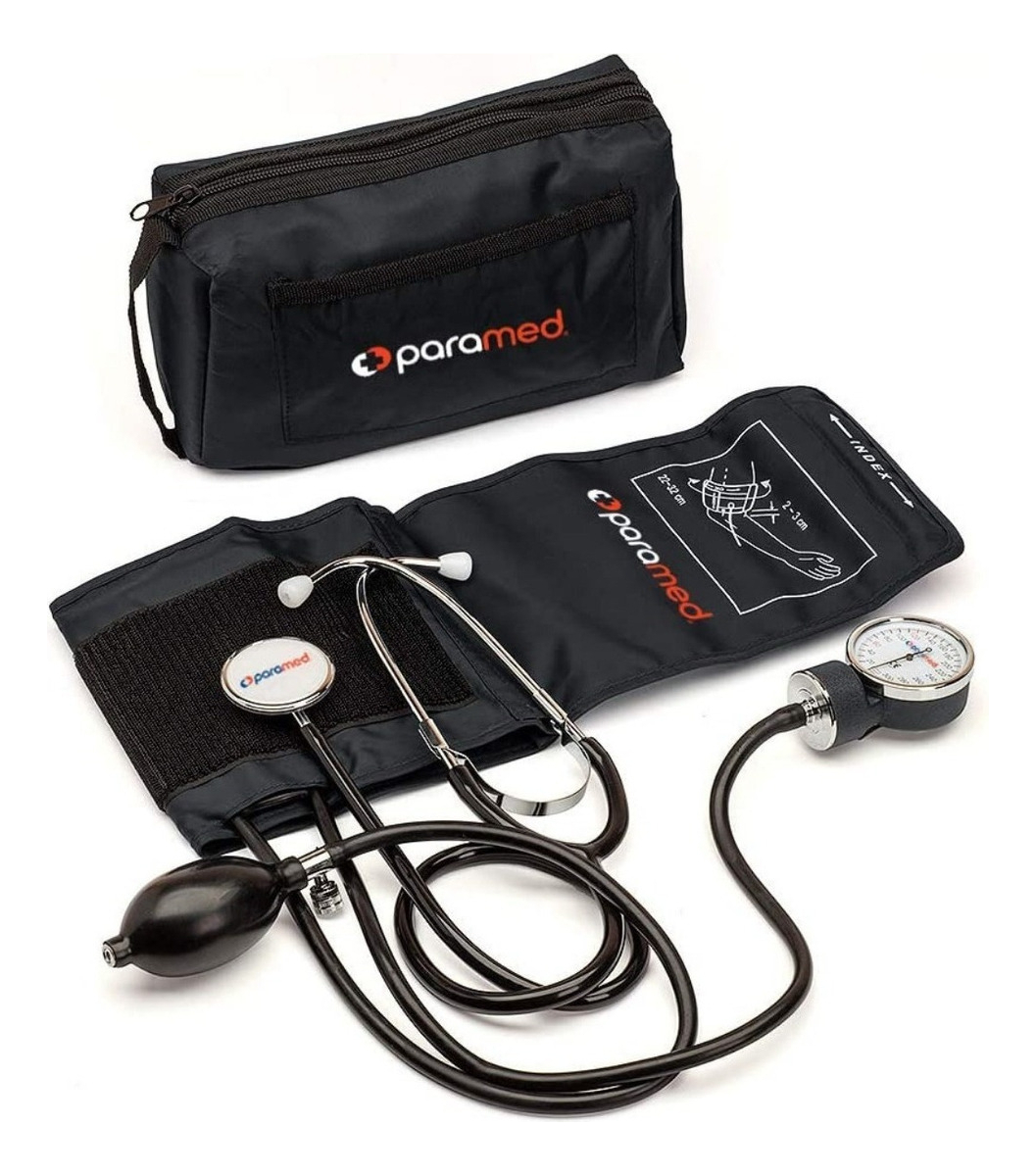 Salud y Equipamiento Médico - Tensiometro Manual De Presión Arterial Con Estetoscopio 0