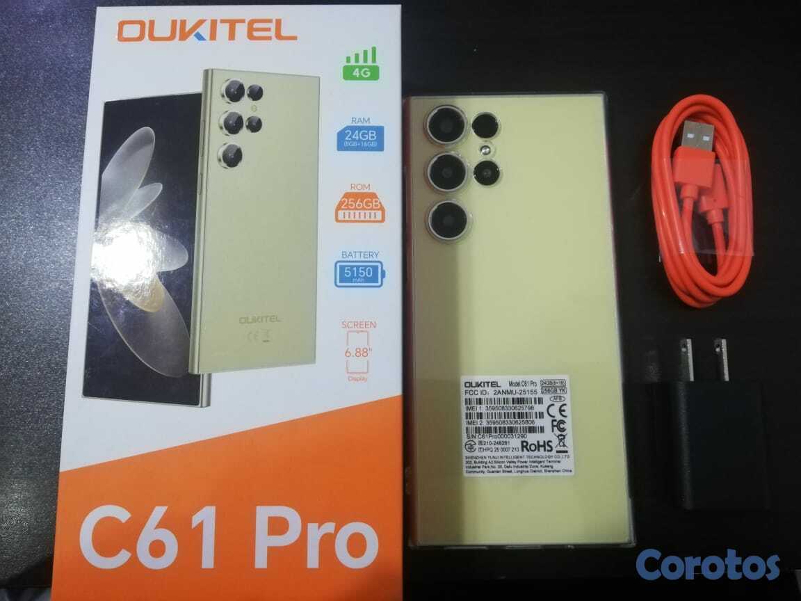 celulares y tabletas - Teléfono OUKITEL C61 Pro 256+8GB Alto Rendimiento 3