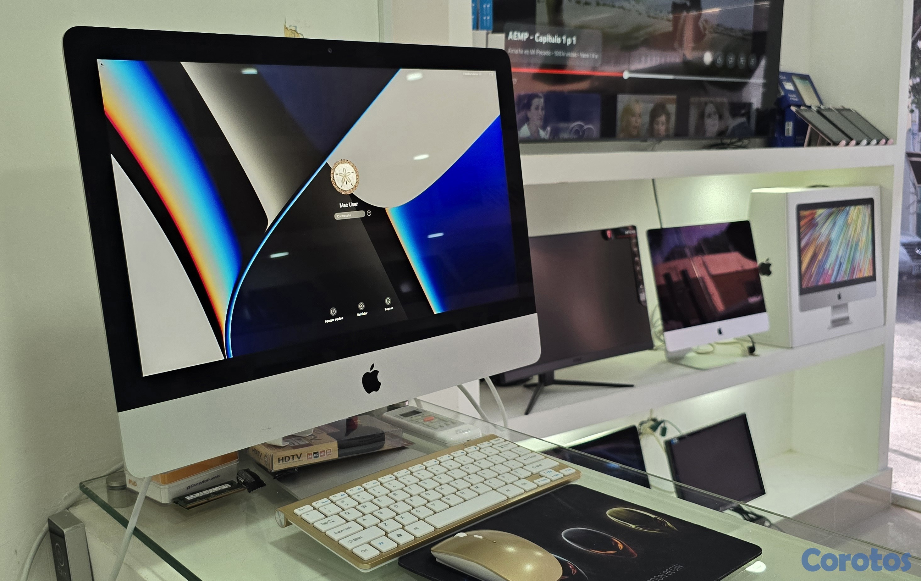 computadoras y laptops - apple imac Retina 21.5 Pulg Core i5 Ram 8gb ddr4 Disco 1000gb año 2017 1