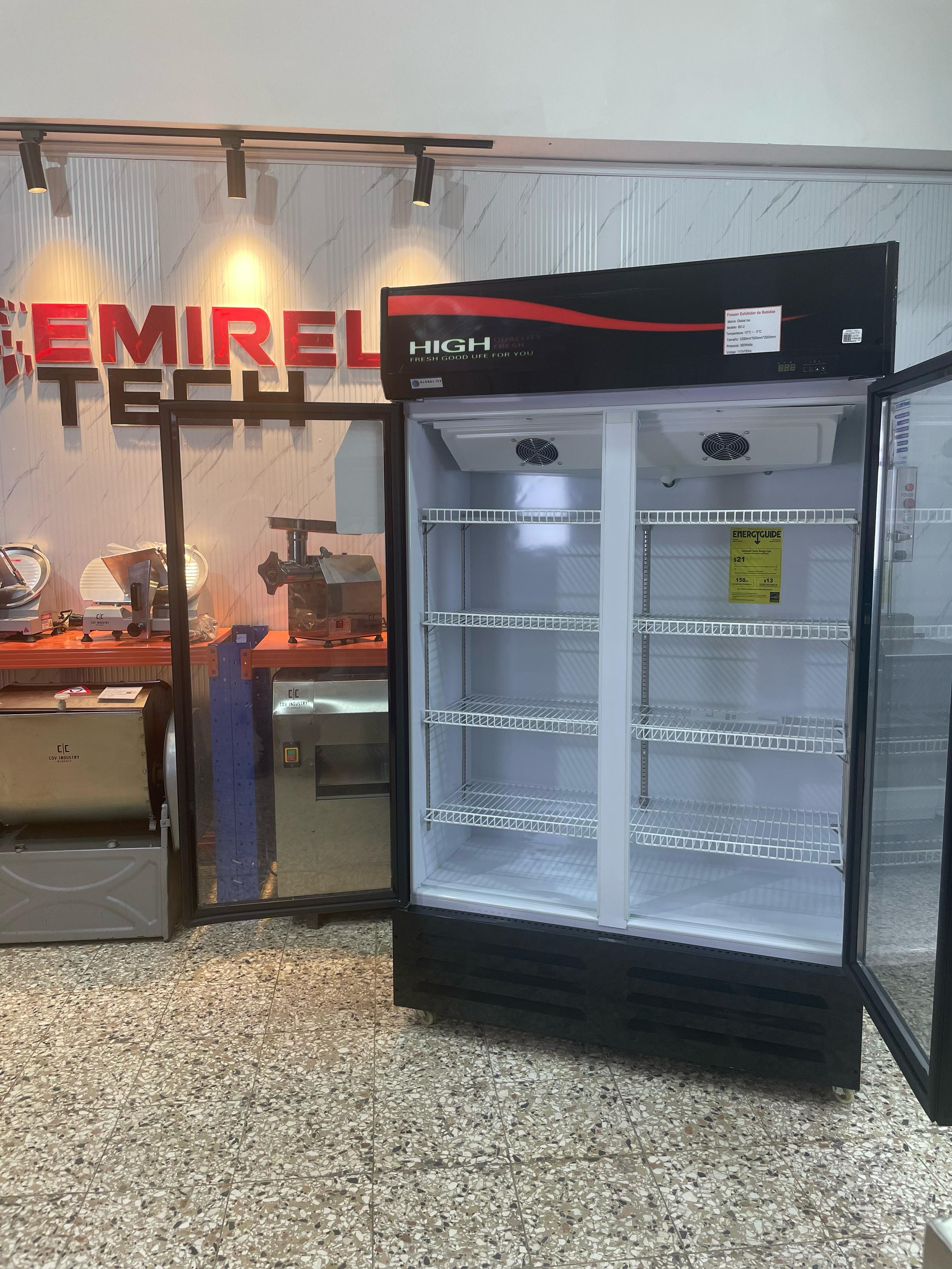 equipos profesionales - Freezer frizer refrigerador exhibidor de 2 puertas 5