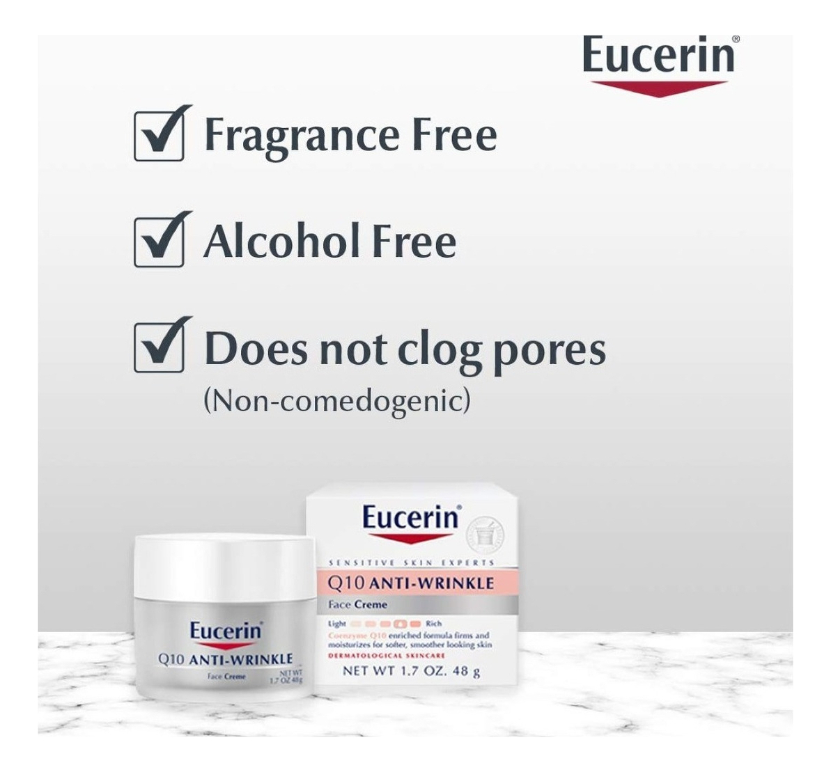 Salud y Equipamiento Médico - Crema Facial Atiarrugas Piel Sensible Con Q10 Eucerin 3