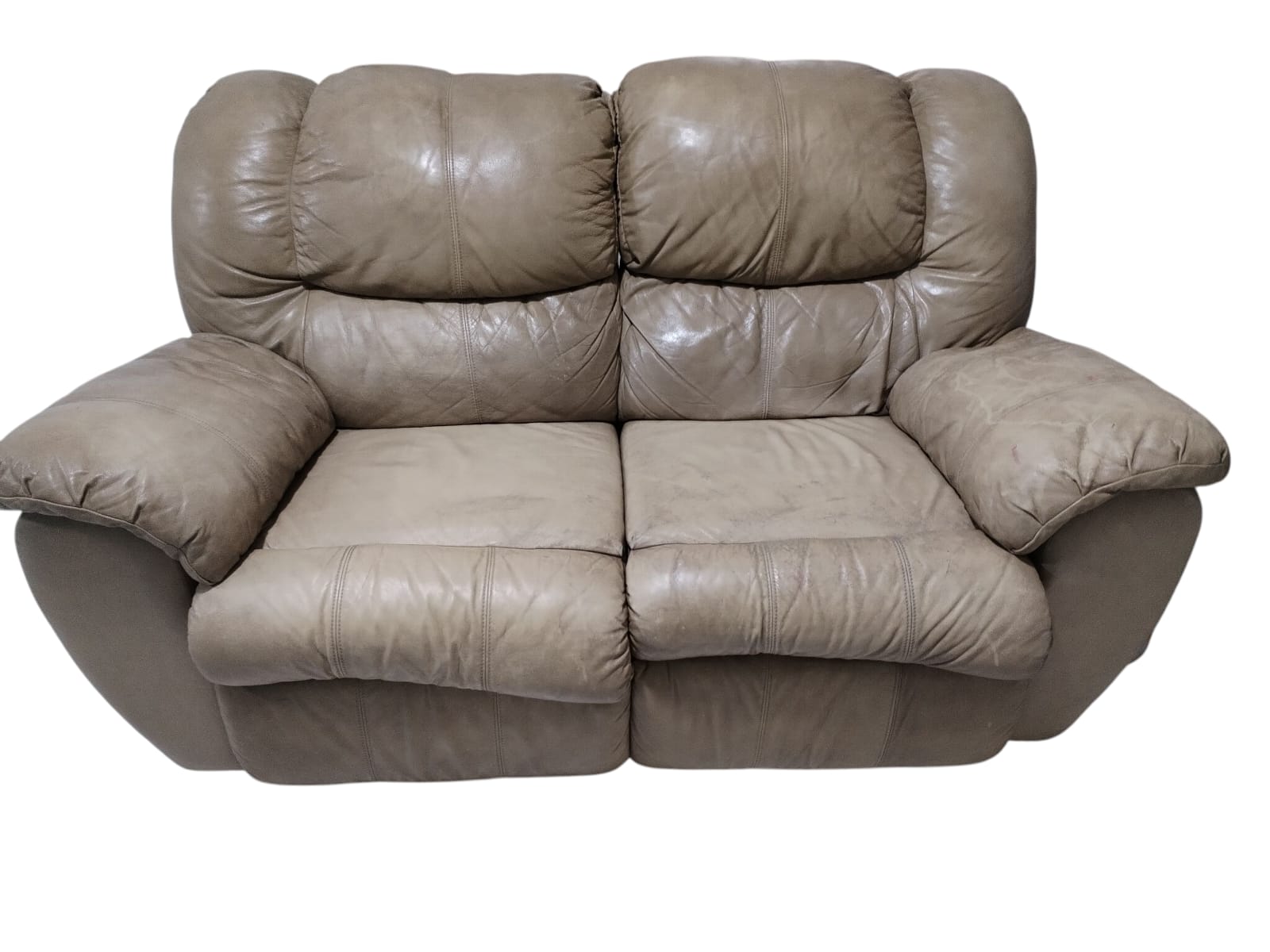 muebles y colchones - Mueble reclinable en piel - usado
