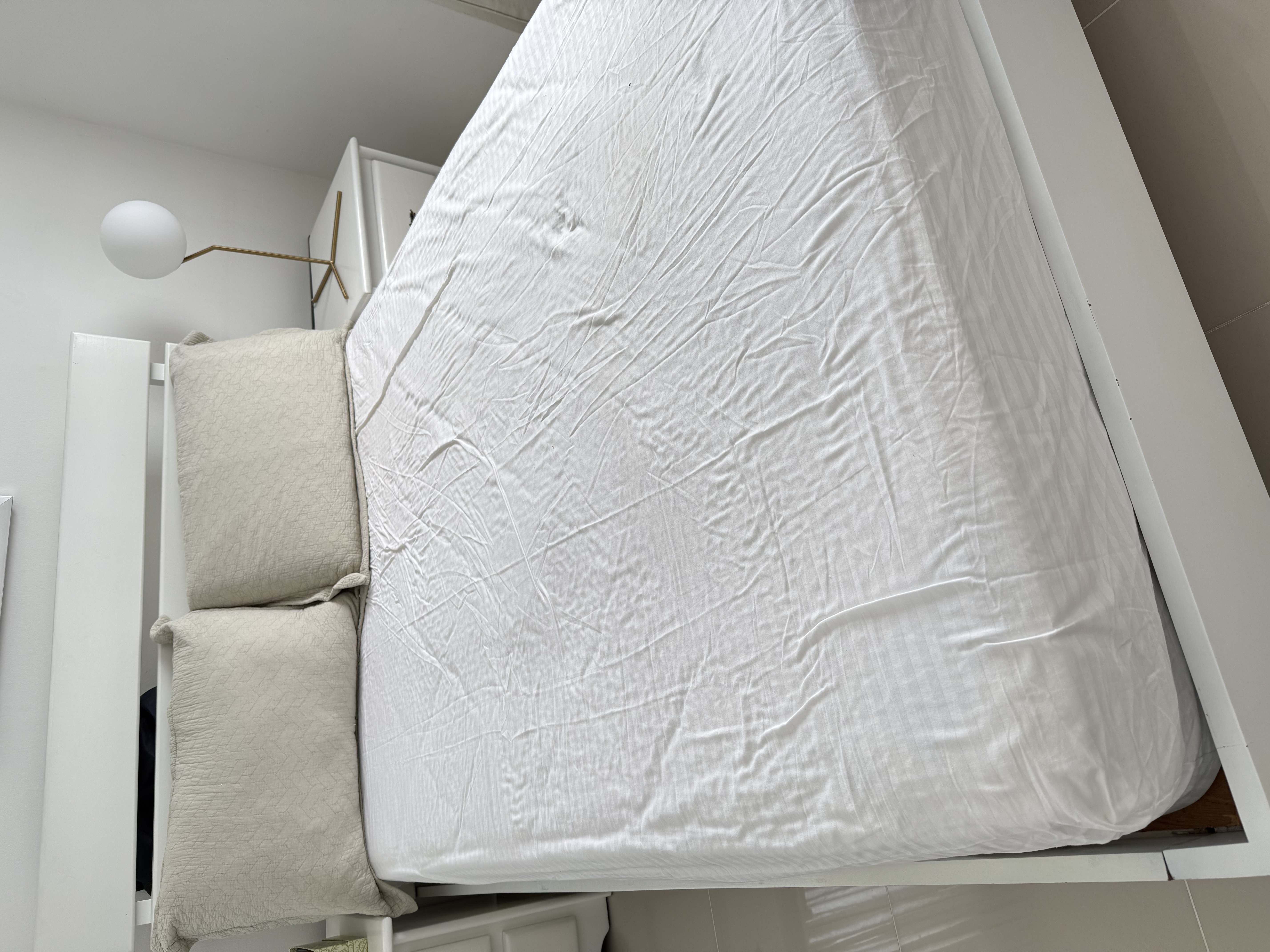 muebles y colchones - Colchón con base de cama en caoba 3