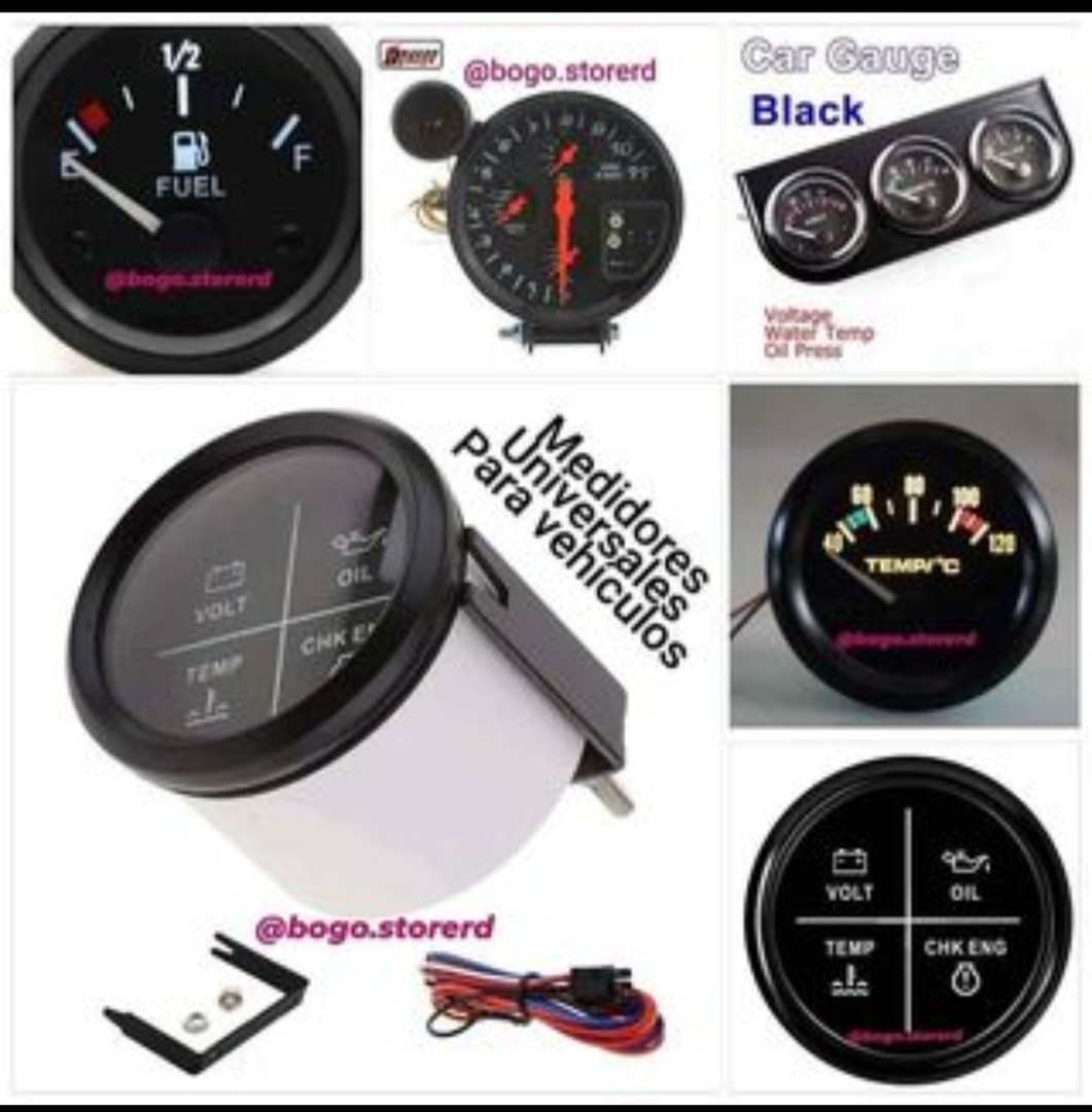 accesorios para vehiculos - Reloj medidor para vehículos  0