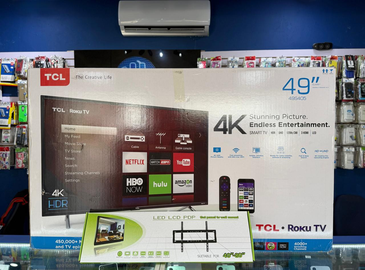 tv - TCL SMART TV DE 49 PULGADAS ROKU 4K NUEVAS #OFERTAS  0