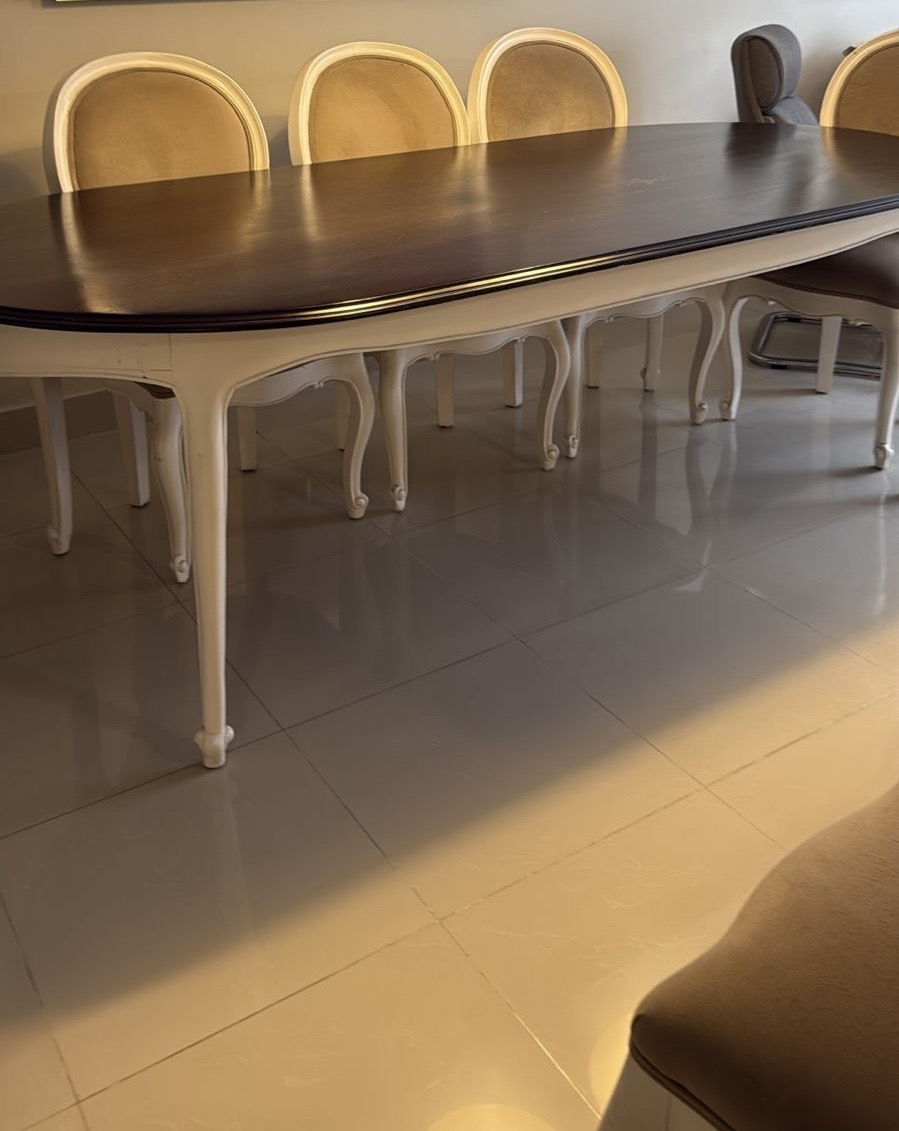 muebles y colchones - Elegante Juego de comedor 8 sillas  3