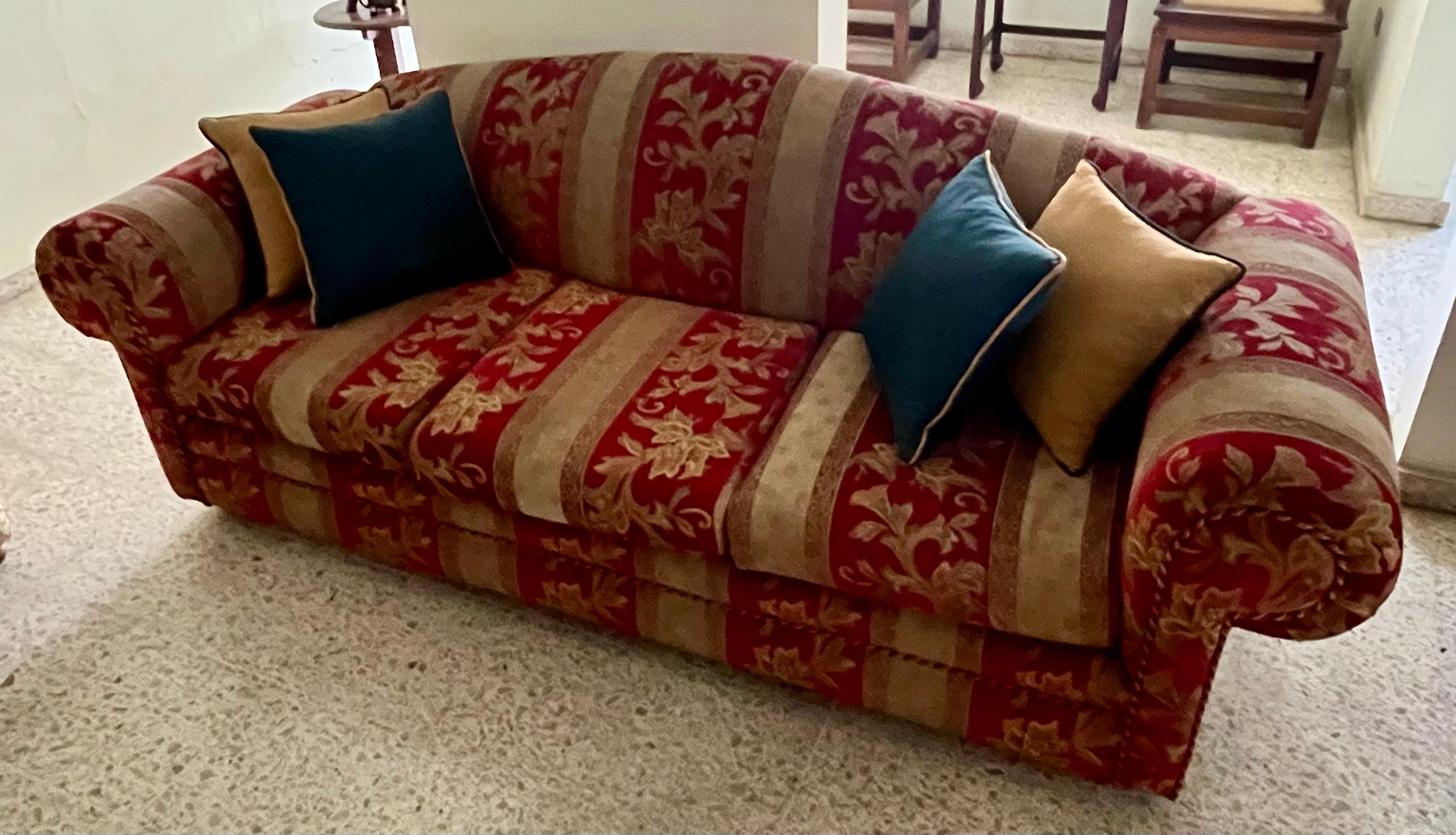 muebles y colchones - Mueble de tres piezas en tela