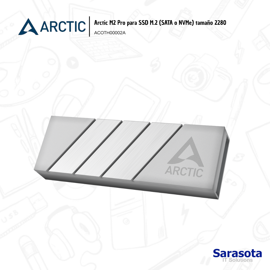 accesorios para electronica - Arctic M2 Pro Silver Disipador Térmico