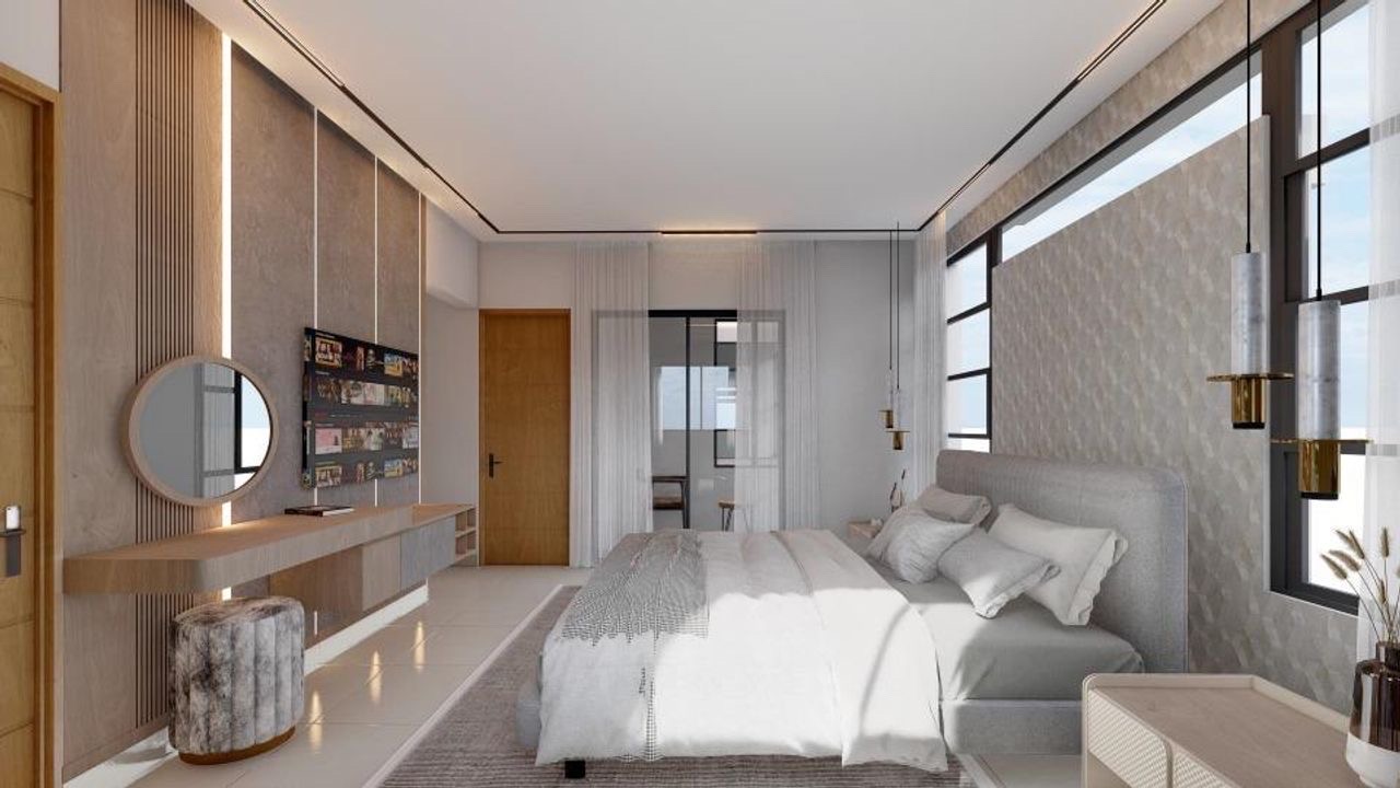 casas - venta de casa con Diseño de lujo en la autopista de san isidro prado oriental  2