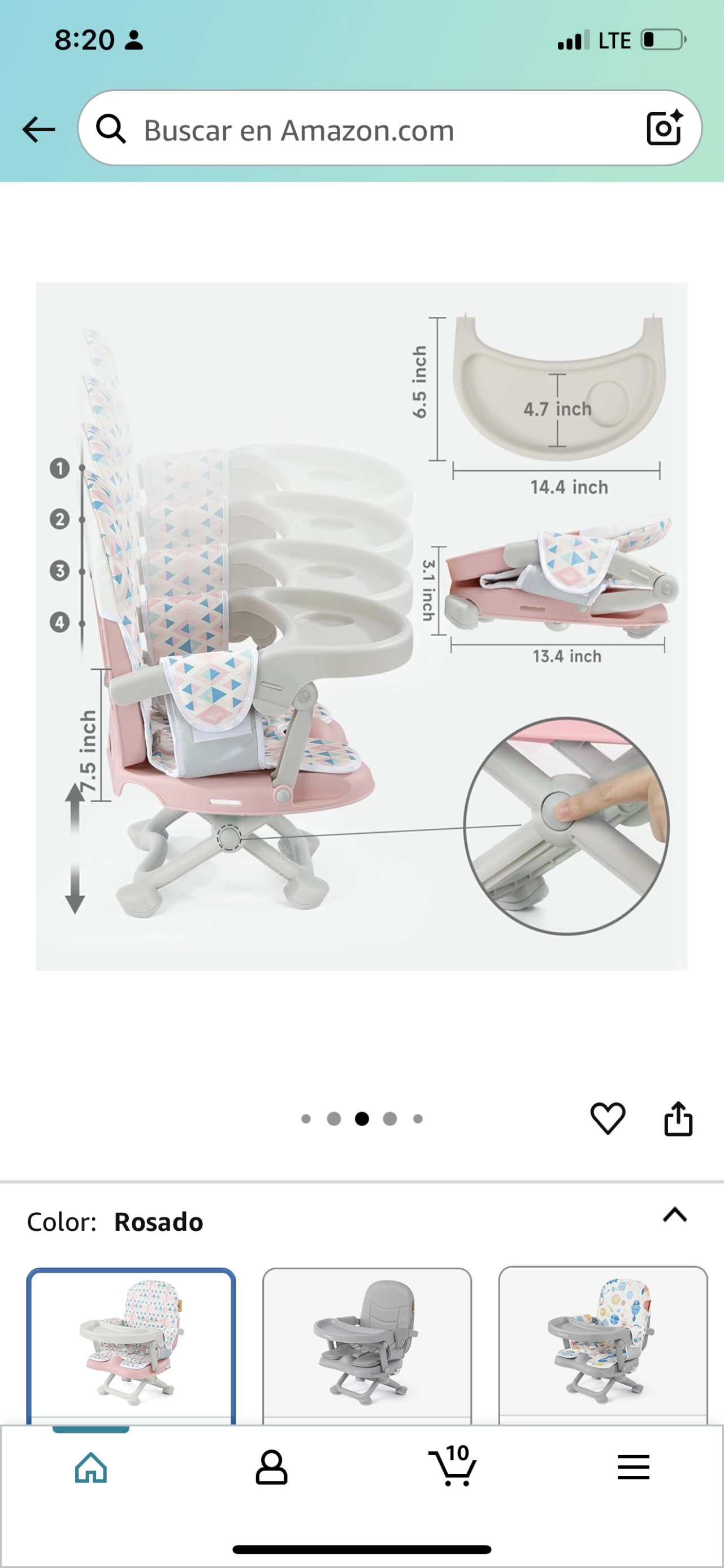 coches y sillas - Silla de bebé comer Nuevo!  2