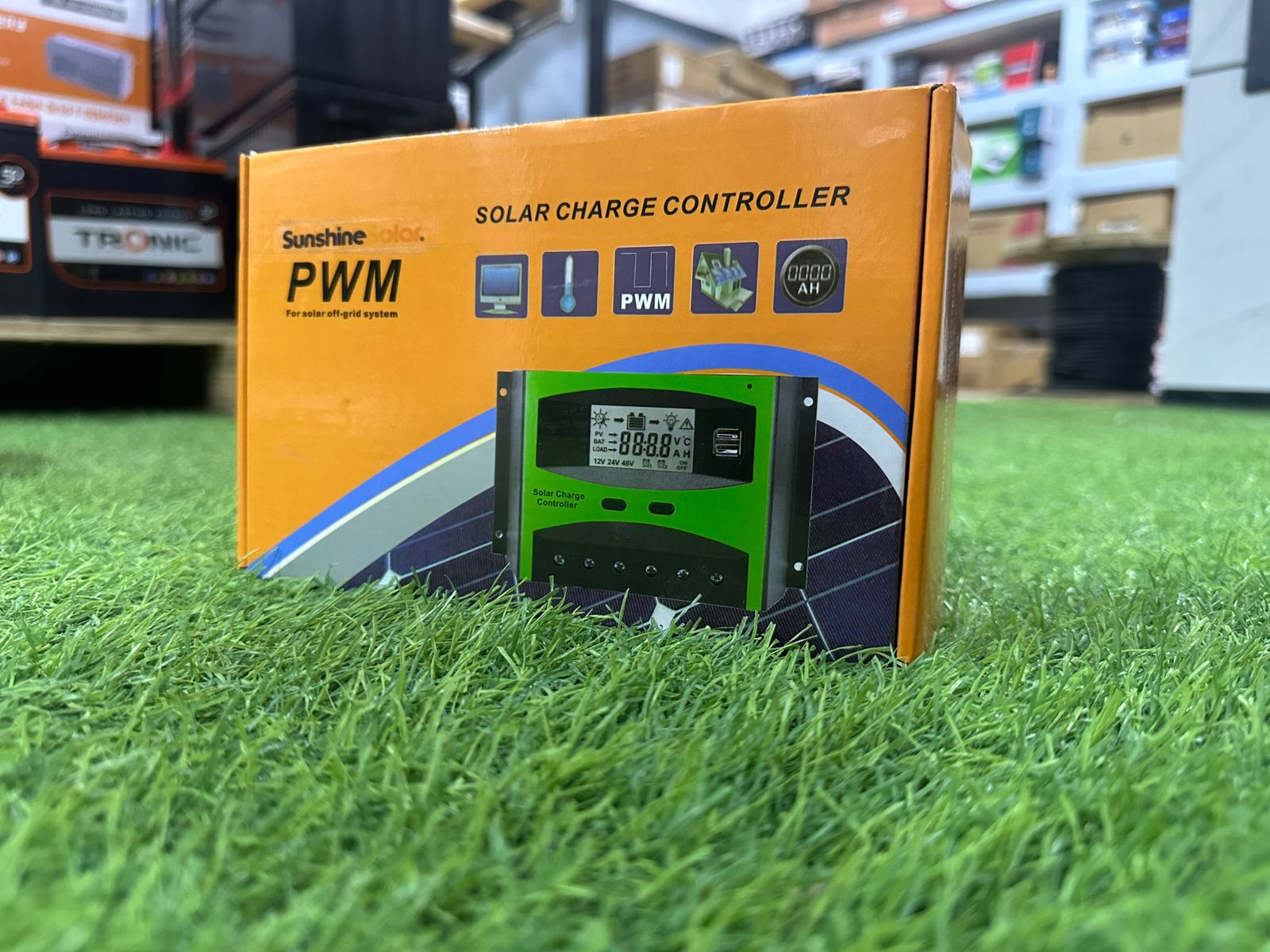 plantas e inversores - REGULADOR 60 AMPERES PWM 12V 24V - JACOBO SOLAR-