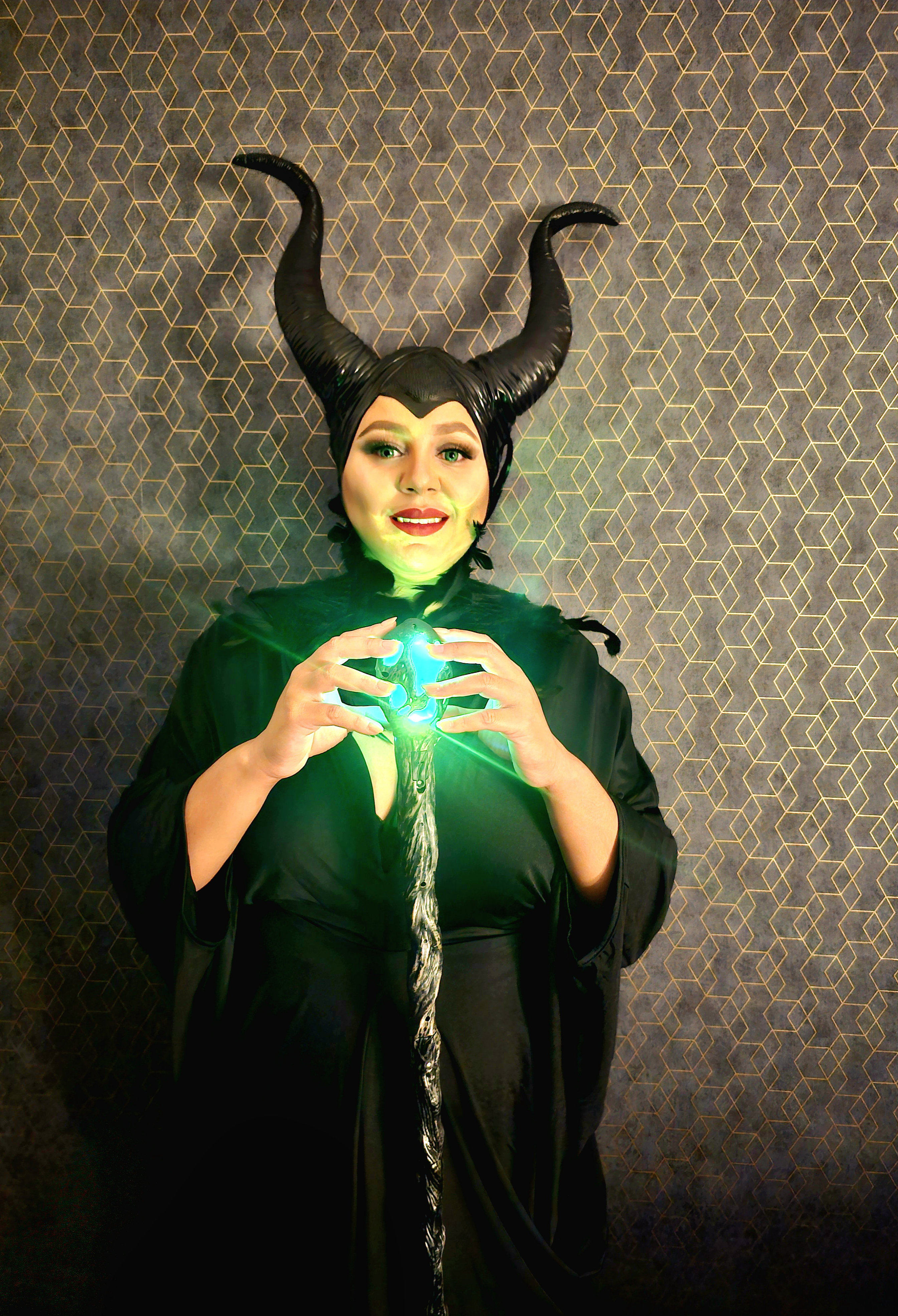 ropa para mujer - Disfraz de malefica completo una sola postura 2