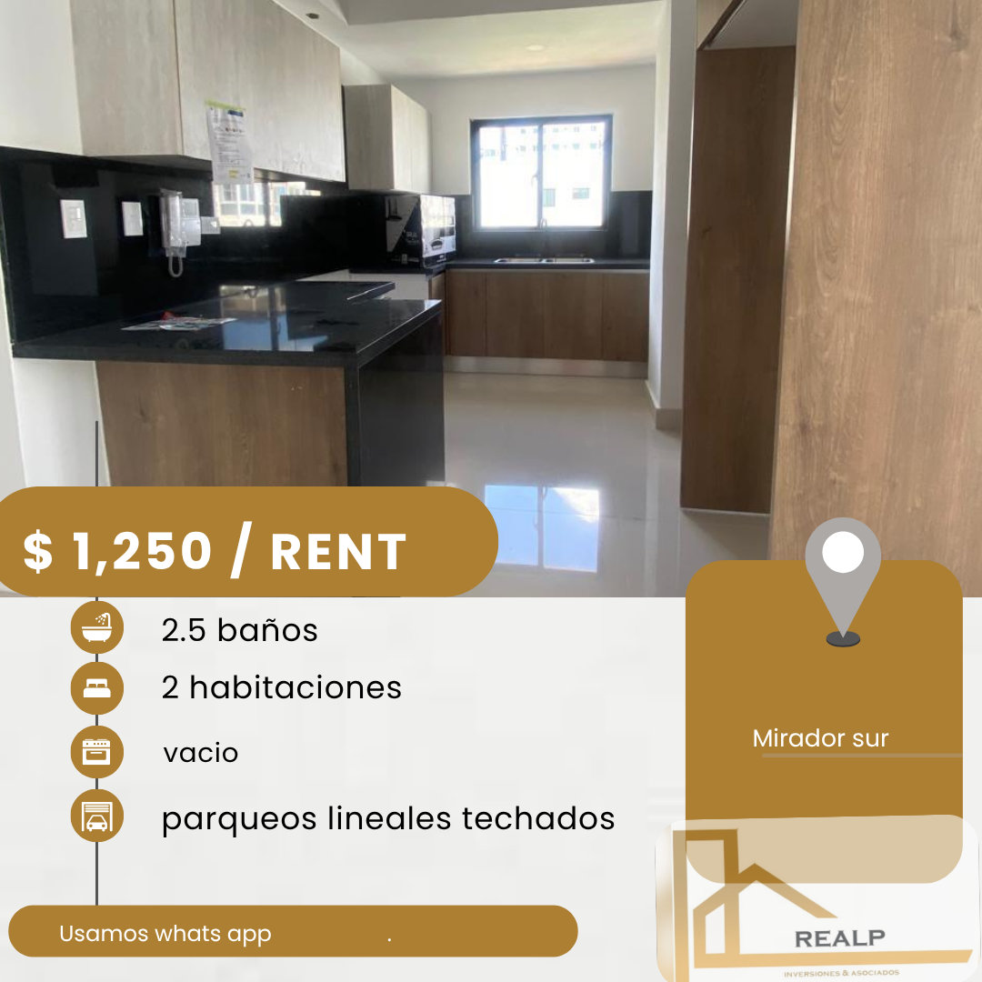 apartamentos - hermoso apartamento en el mirador  sur  0