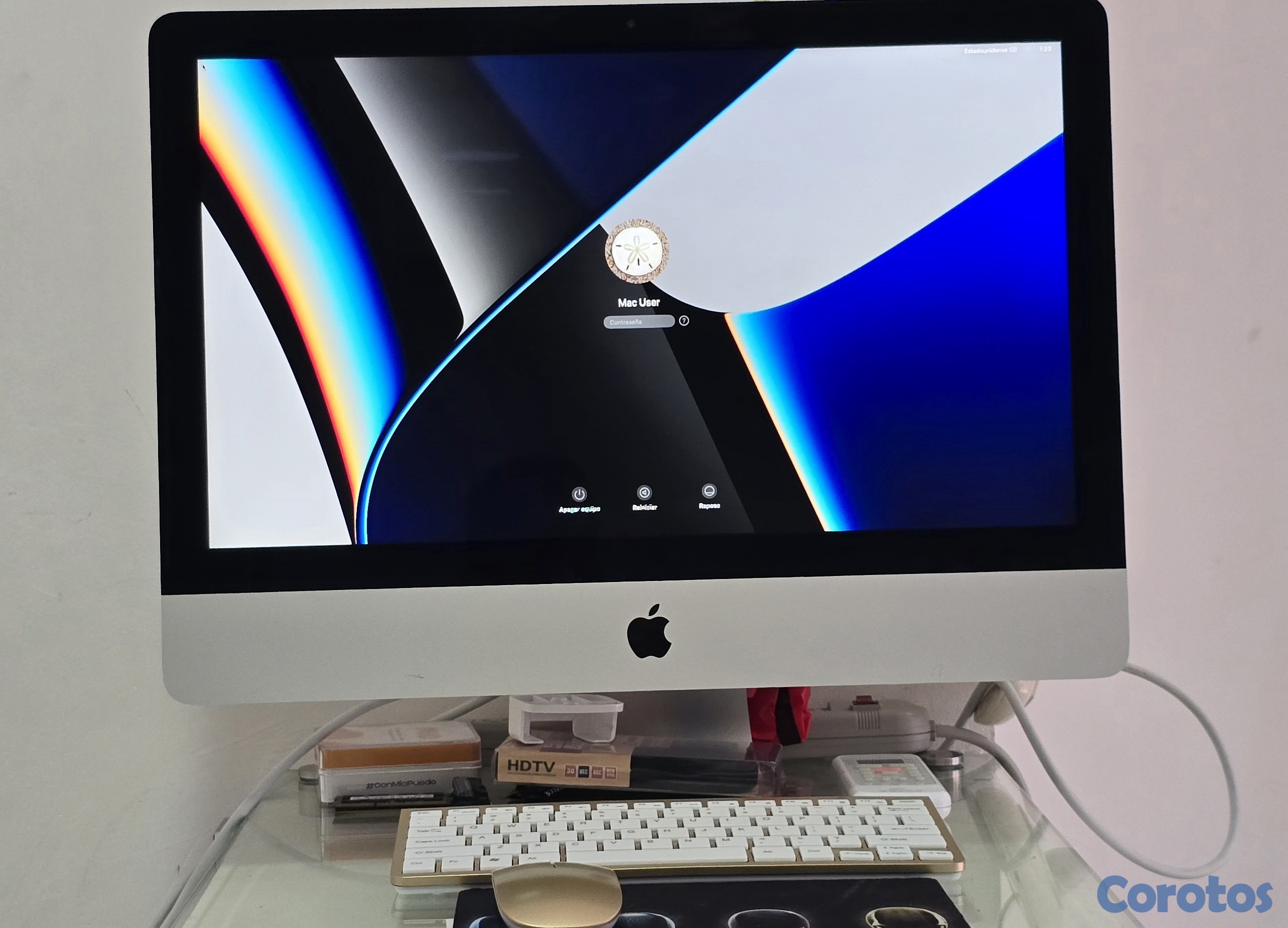 computadoras y laptops - apple imac Retina 21.5 Pulg Core i5 Ram 8gb ddr4 Disco 1000gb año 2017 2