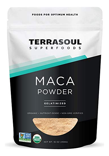 Salud y Equipamiento Médico - Maca En Polvo Organica 454g Terrasoul