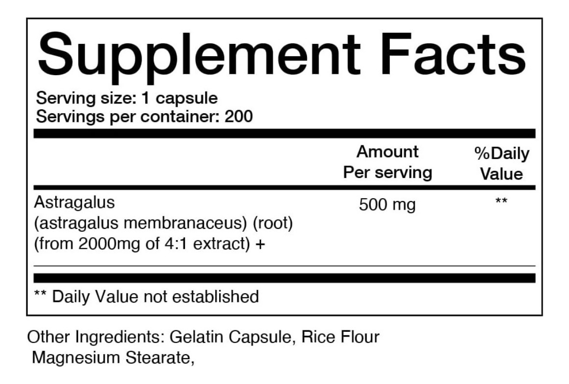 Salud y Equipamiento Médico - Astragalo 2000 Mg Balancebreens - - Unidad 1