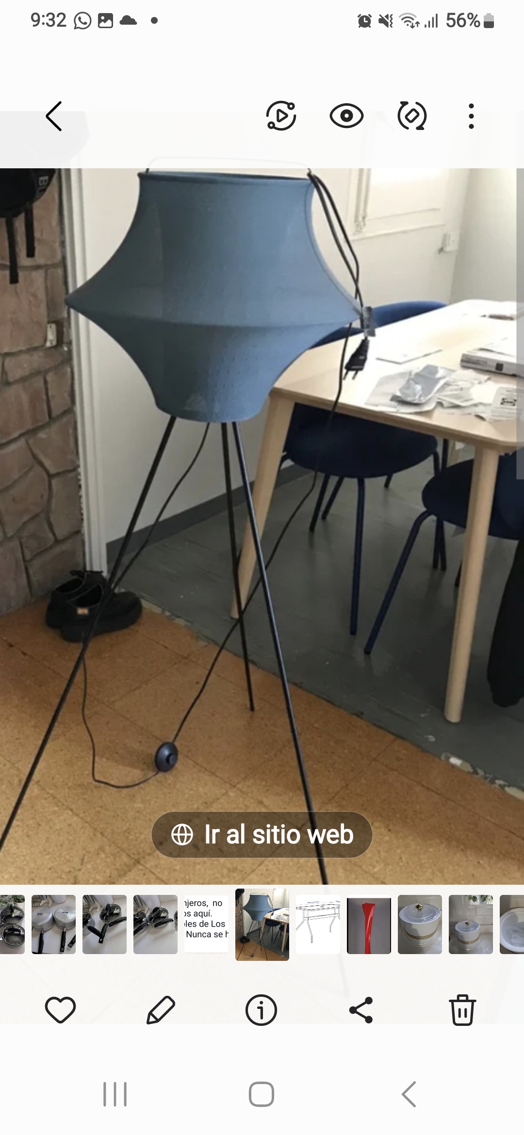 decoración y accesorios - Pequeño comedor de  4 sillas  mesa de cristal  1