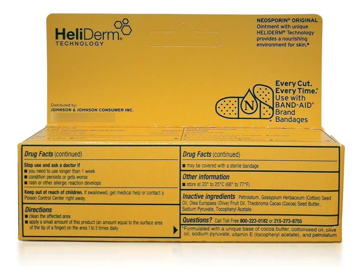 Salud y Equipamiento Médico - Crema Unguento Neosporin Original  1 Oz 1