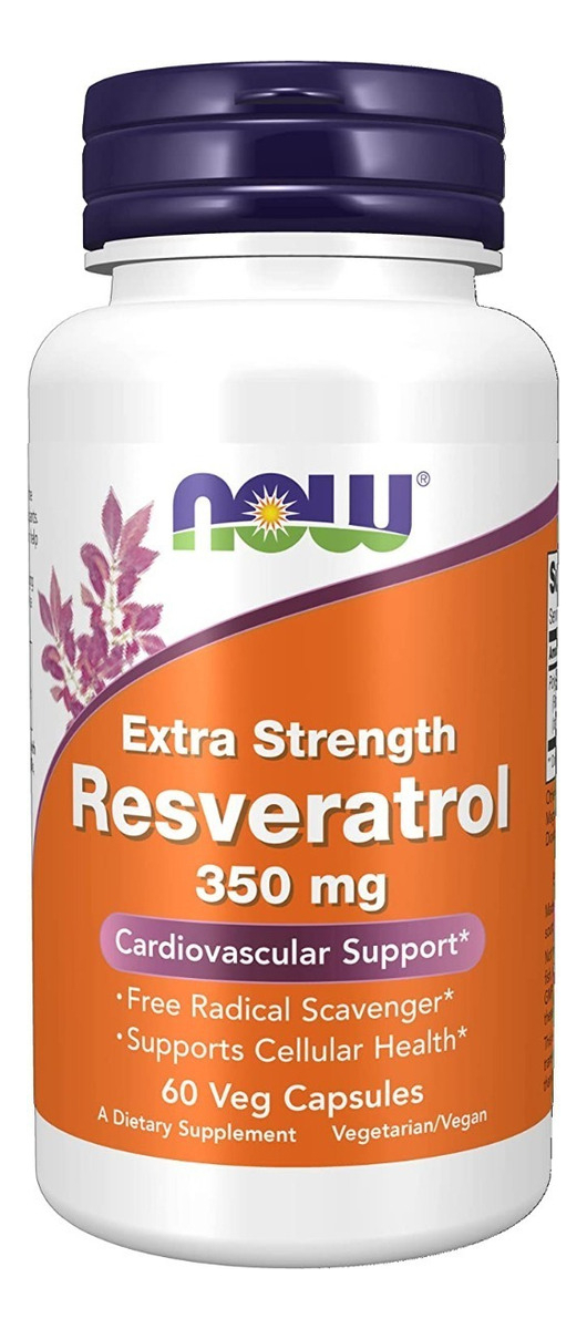 Salud y Equipamiento Médico - Resveratrol 60 Caps 700 Mg Now - U - Unidad A $3332 0