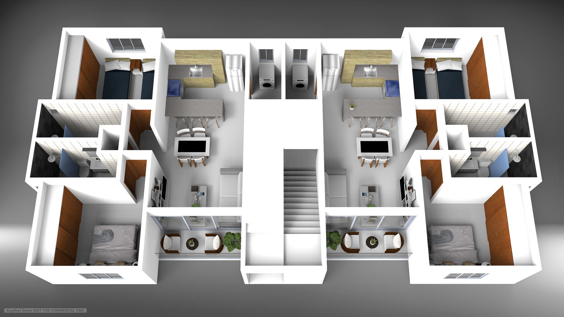 apartamentos - apartamentos Bávaro - Punta cana, 1er nivel con patio privado   5