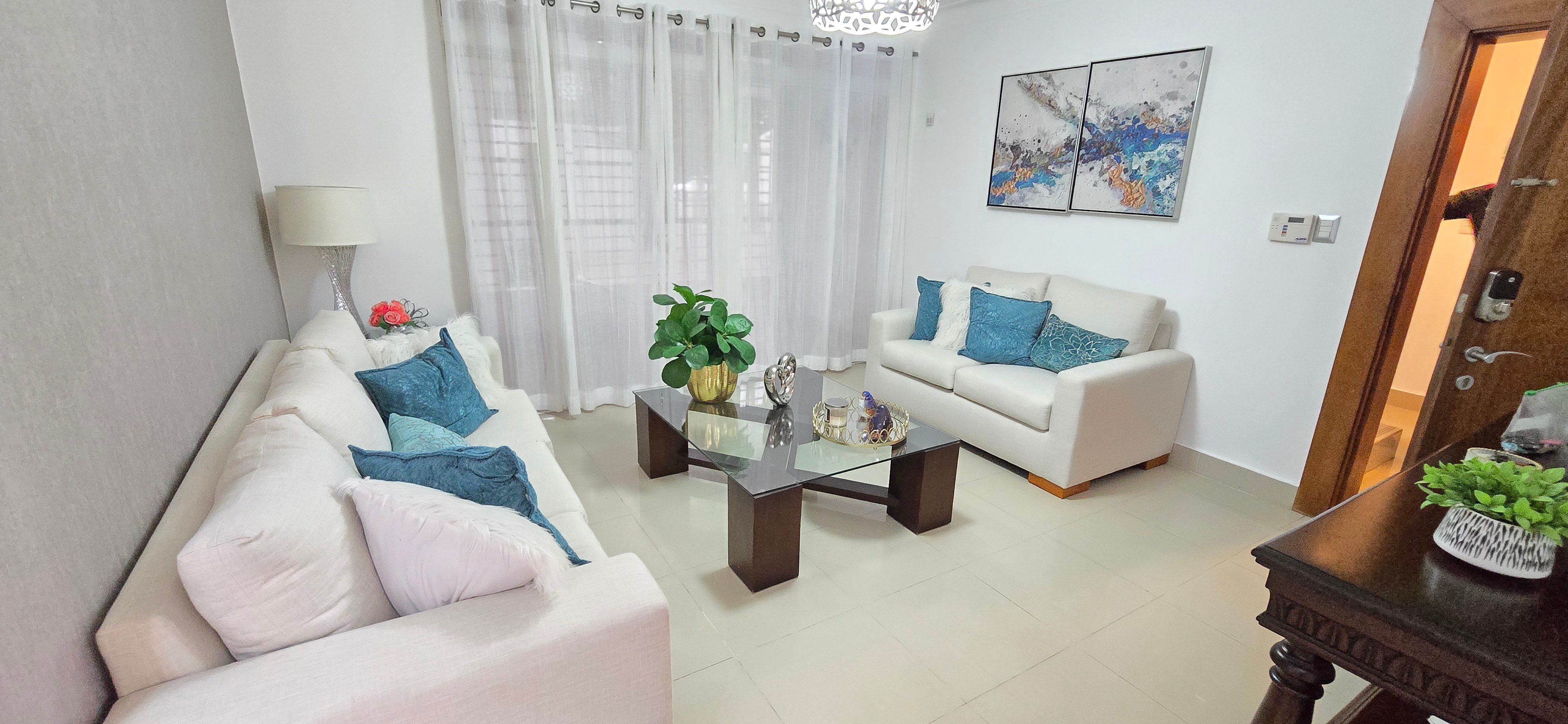apartamentos - rento er piso amueblado en la española santiago  1